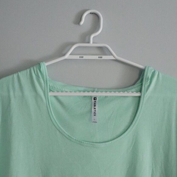 Fabletics Fabletics Women's Mint Green Hoodie Sweater Size L / US 10 / IT 46 - 3 Thumbnail