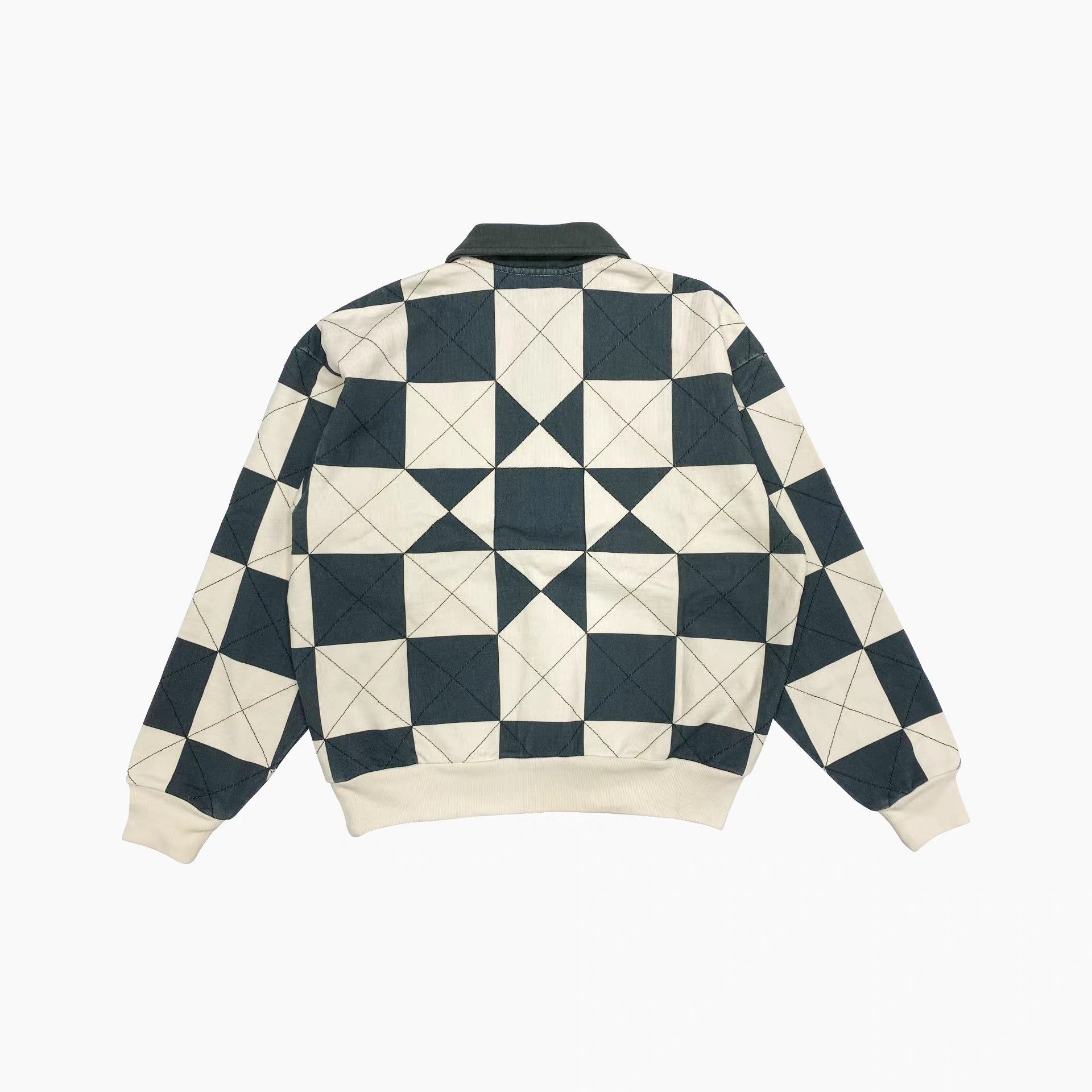 Kith KITH Geo Quilted Nelson Rugby Retro Check Long Sleeve Size US XS / EU 42 / 0 - 2 Thumbnail