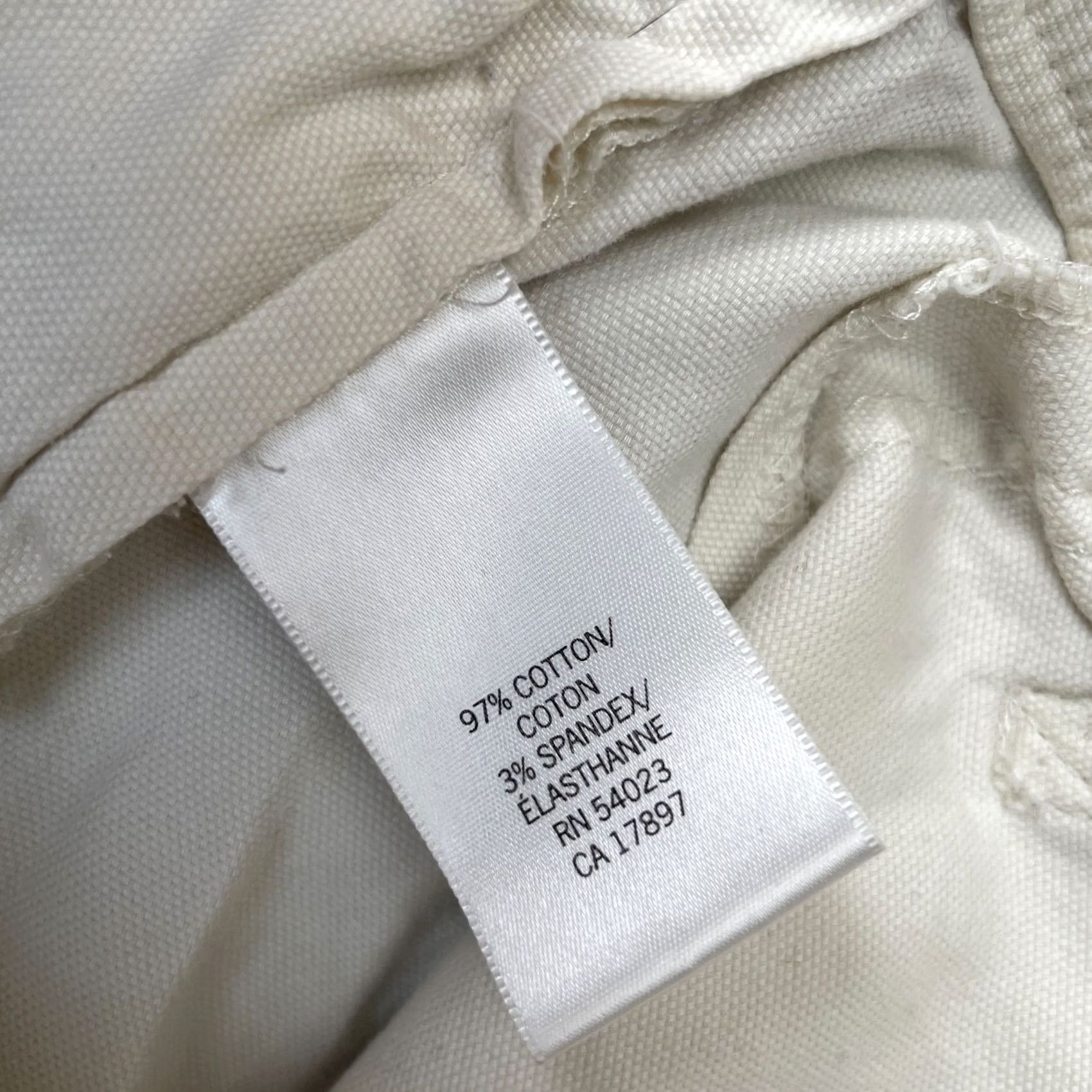 Banana Republic Banana Republic Pants Womens 6 Beige Martin-Fit Cargo Pockets Cotton Stretch Jeans/ pants? Size 28" / US 6 / IT 42 - 4 Thumbnail