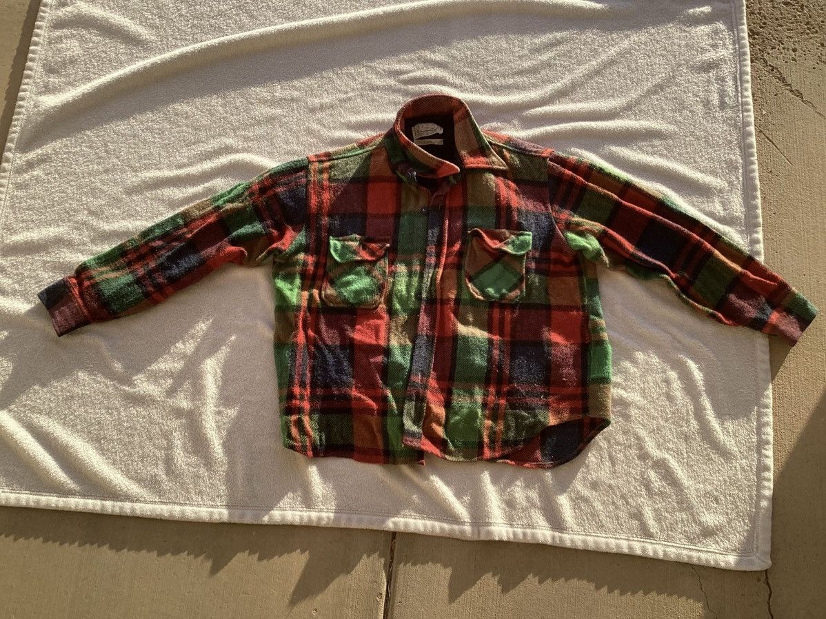 CPO Vtg authentic CPO model button multicolor plaid wool jacket Size US XL / EU 56 / 4 - 5 Thumbnail
