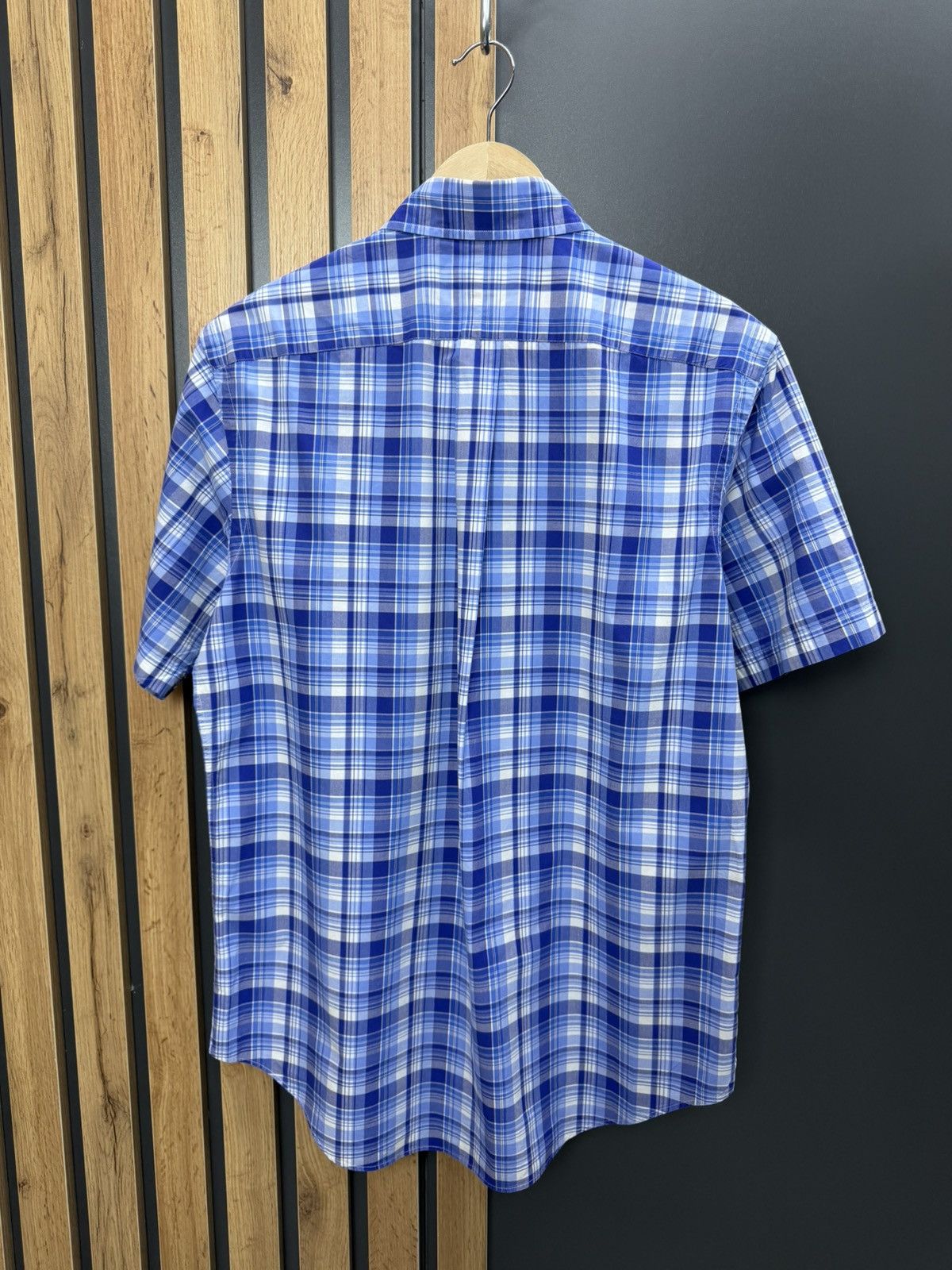 Ralph Lauren Ralph Lauren Plaid Shirt Short Sleeve Blue Size M Size US M / EU 48-50 / 2 - 7 Thumbnail