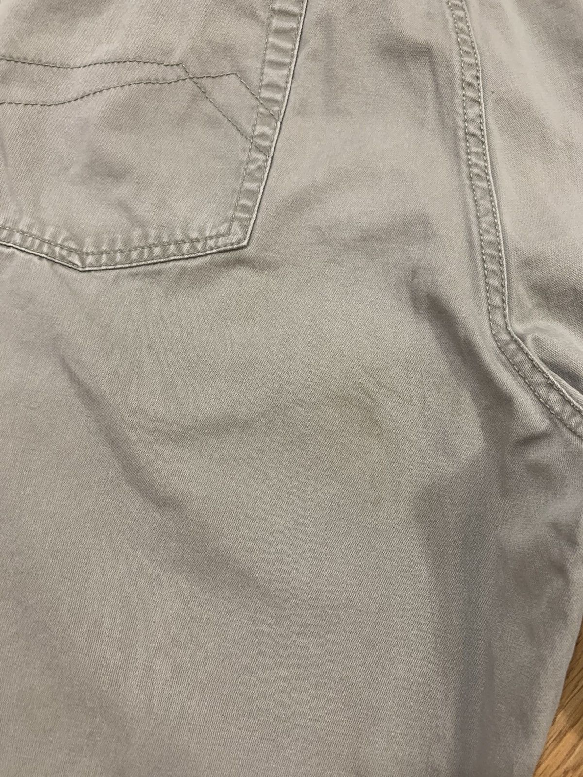 Van Heusen × Vintage 36x29 - Van Heusen 5-Pocket Flat Front Baggy Fit Faded Jean Size US 36 / EU 52 - 15 Thumbnail