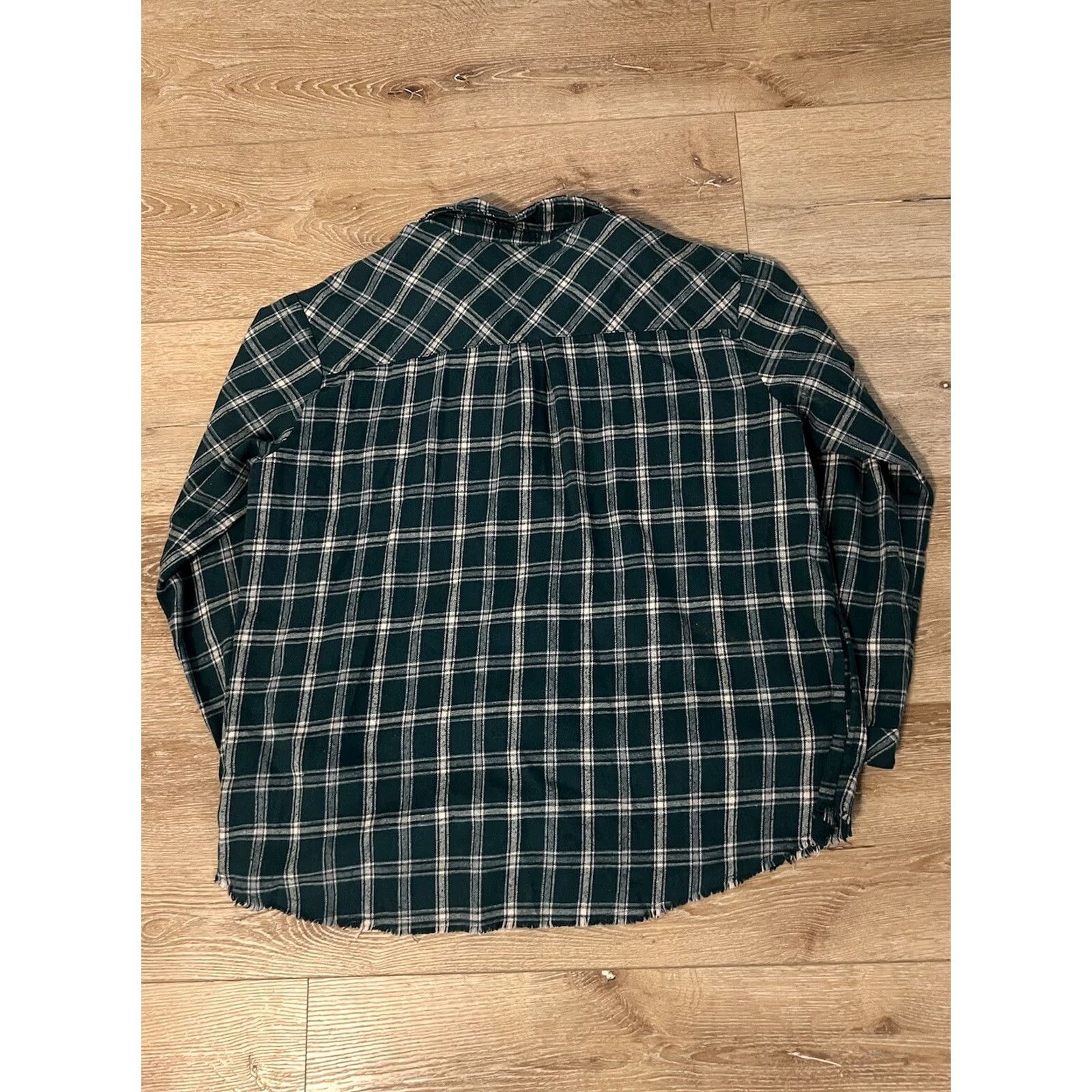 Vintage Democracy Womens Green Button Up Flannel Long Sleeve Size XL Size XL / US 12-14 / IT 48-50 - 2 Thumbnail
