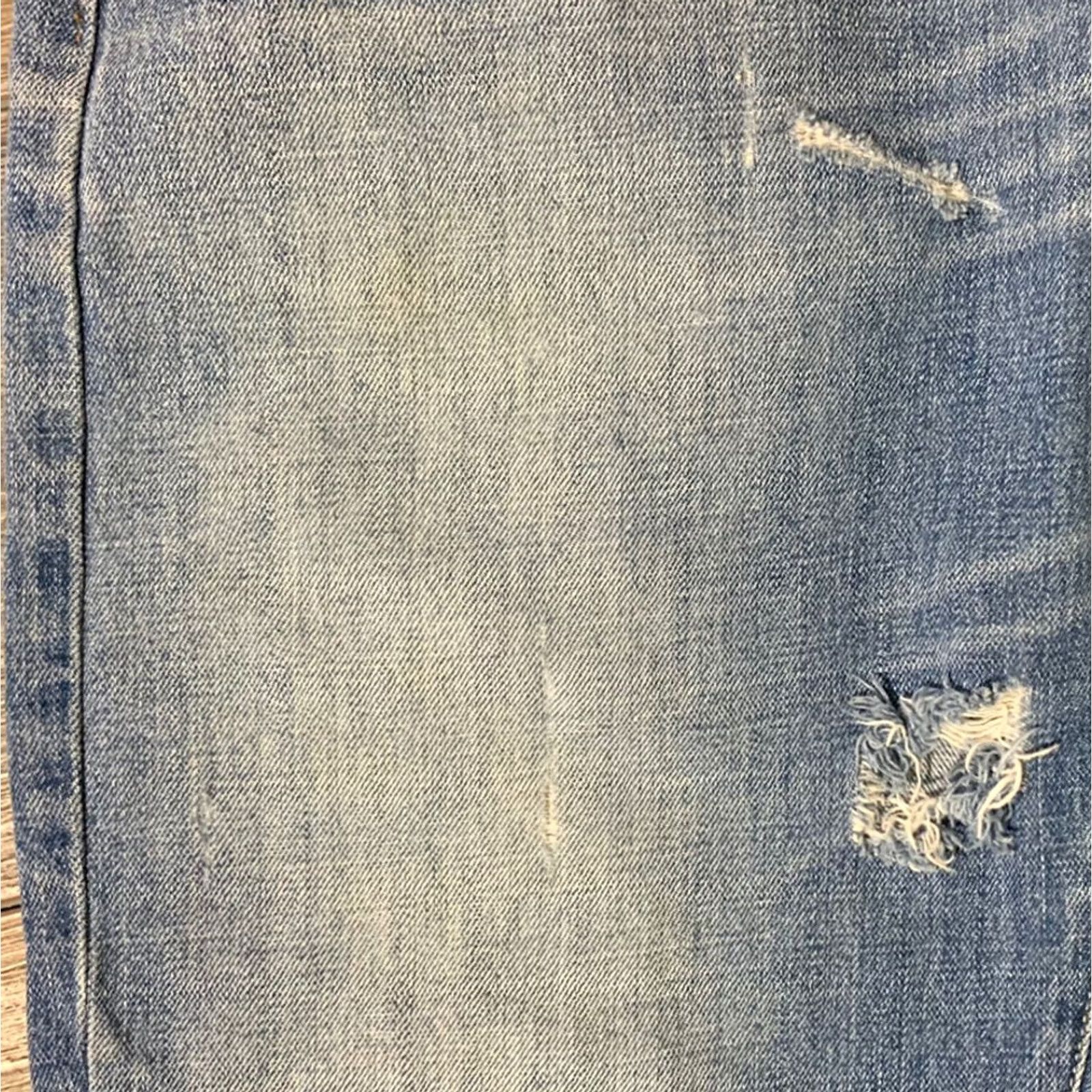 Vintage Erza Fitch Mens Distressed Jeans Size 32 X 30 Extra Large Size US 32 / EU 48 - 7 Thumbnail