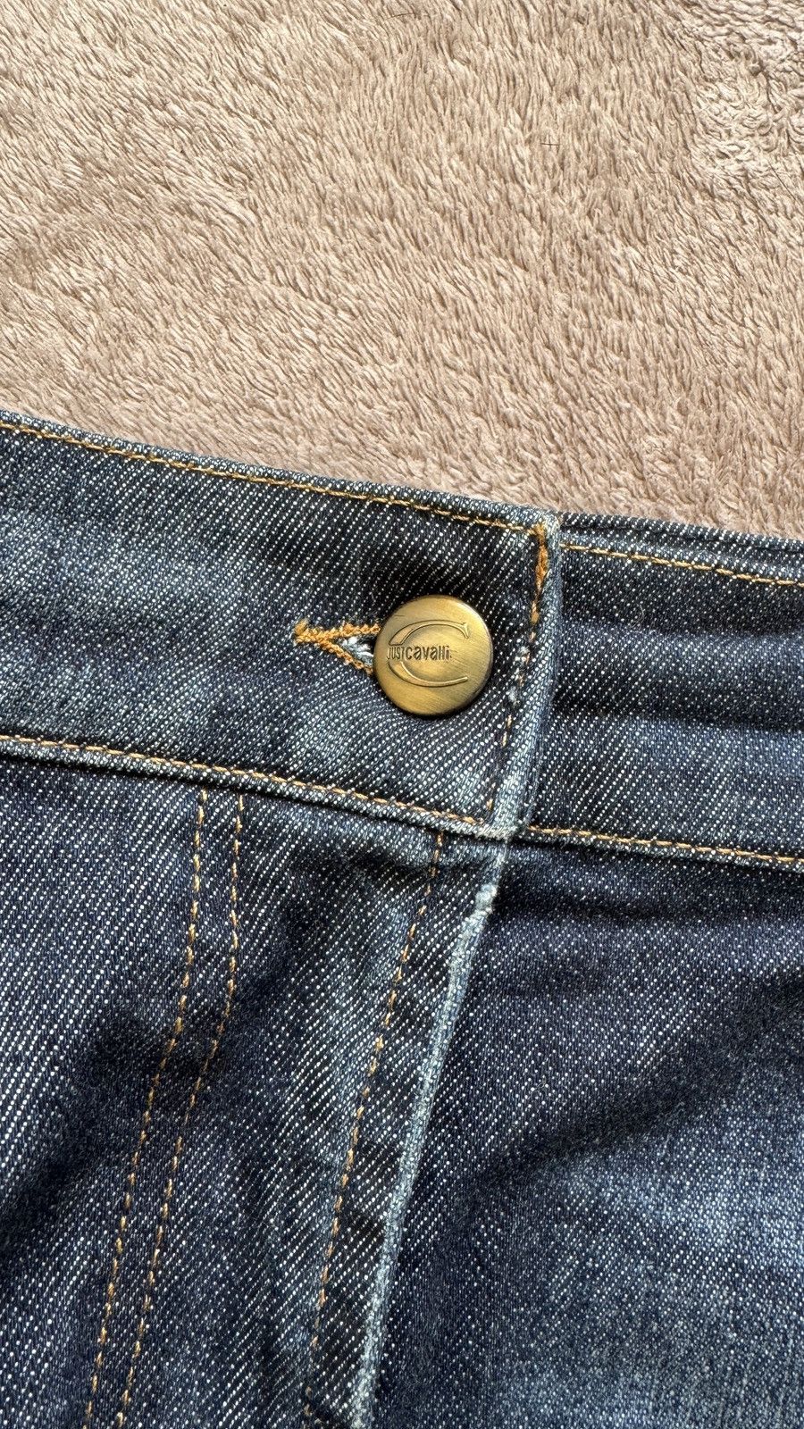 Roberto Cavalli Roberto Cavalli washed denim ripped y2k Skirt grunge gucci Size 30" / US 8 / IT 44 - 6 Thumbnail