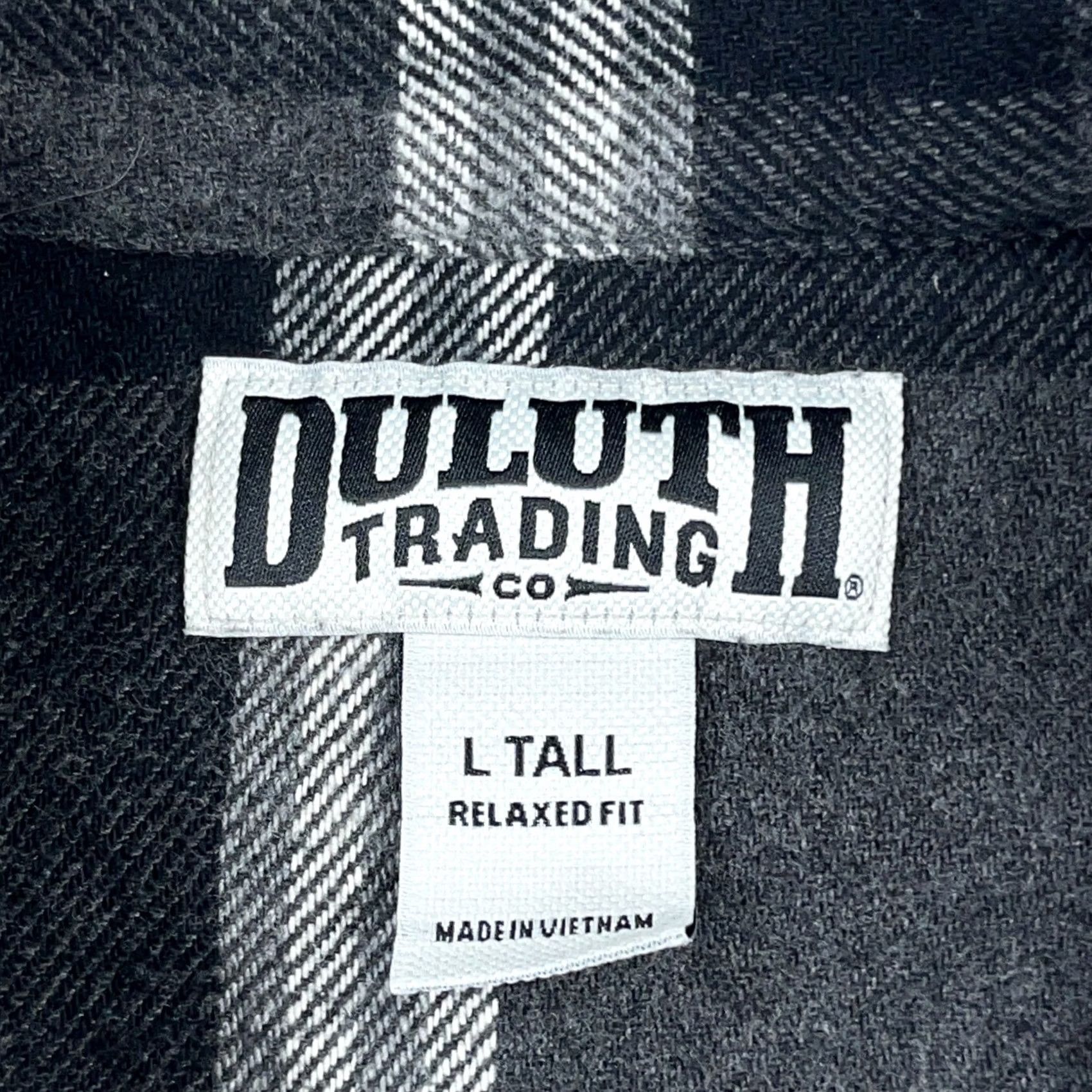 Vintage Duluth Shacket Men XL Gray Plaid Fleece-Lined Over Shirt Jacket Cotton Twill Knit Button Pockets Quilted Vintage: No Size US XL / EU 56 / 4 - 6 Thumbnail