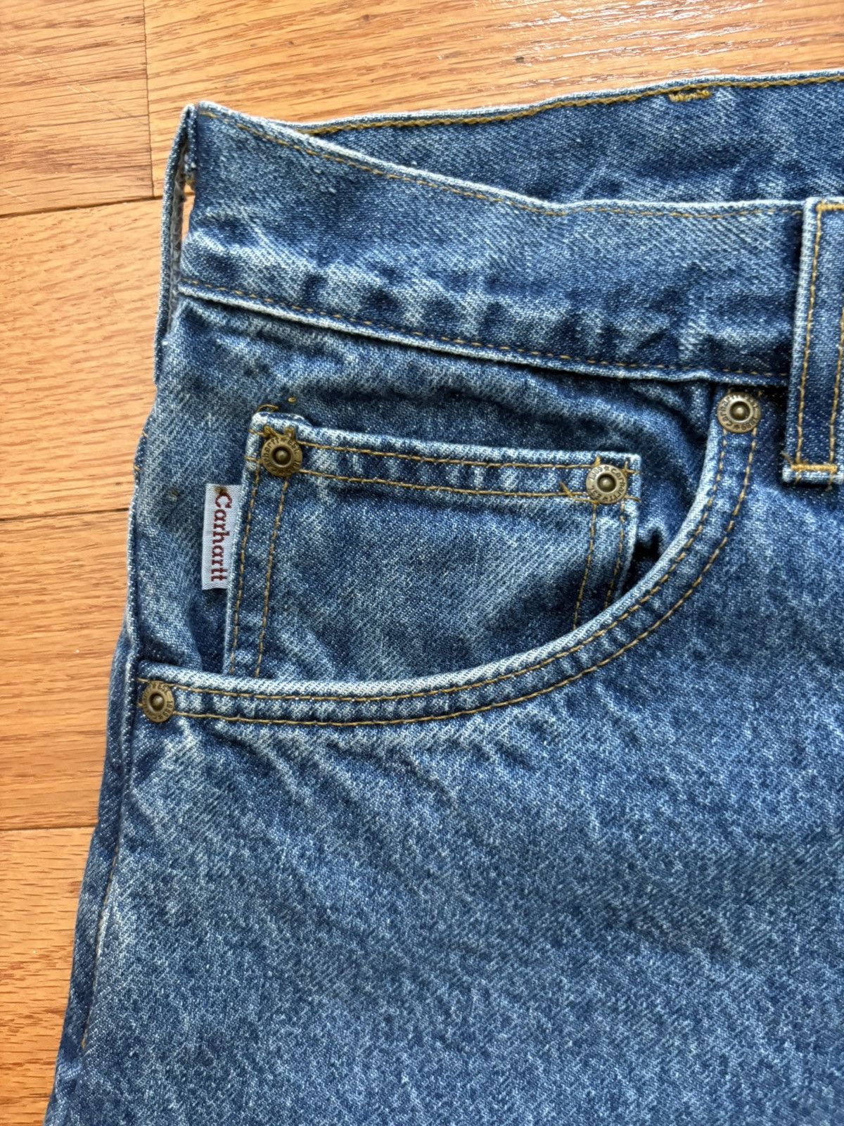 Supreme Vintage Carhartt denim pants Size US 38 / EU 54 - 5 Thumbnail