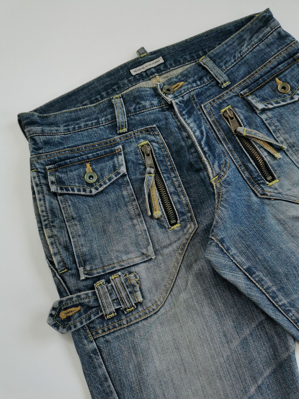Michel Klein Multipocket Michel Klein Homme Japan Denim Jeans Size US 32 / EU 48 - 4 Thumbnail