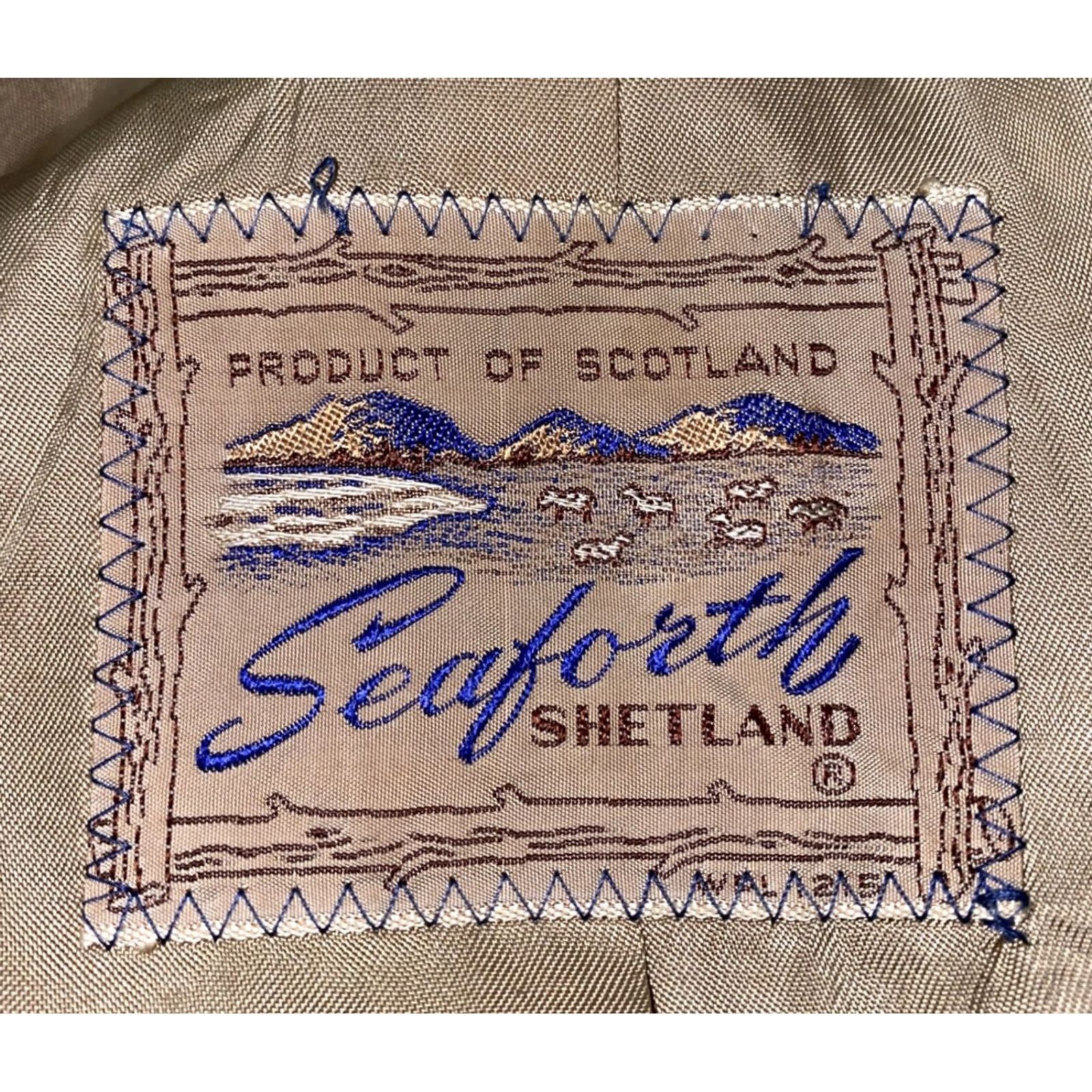 Vintage Seaforth Sport Coat Brown Scotland Made 3 Button Size 42 Mens Wool Regular Coat Size US XS / EU 42 / 0 - 2 Thumbnail