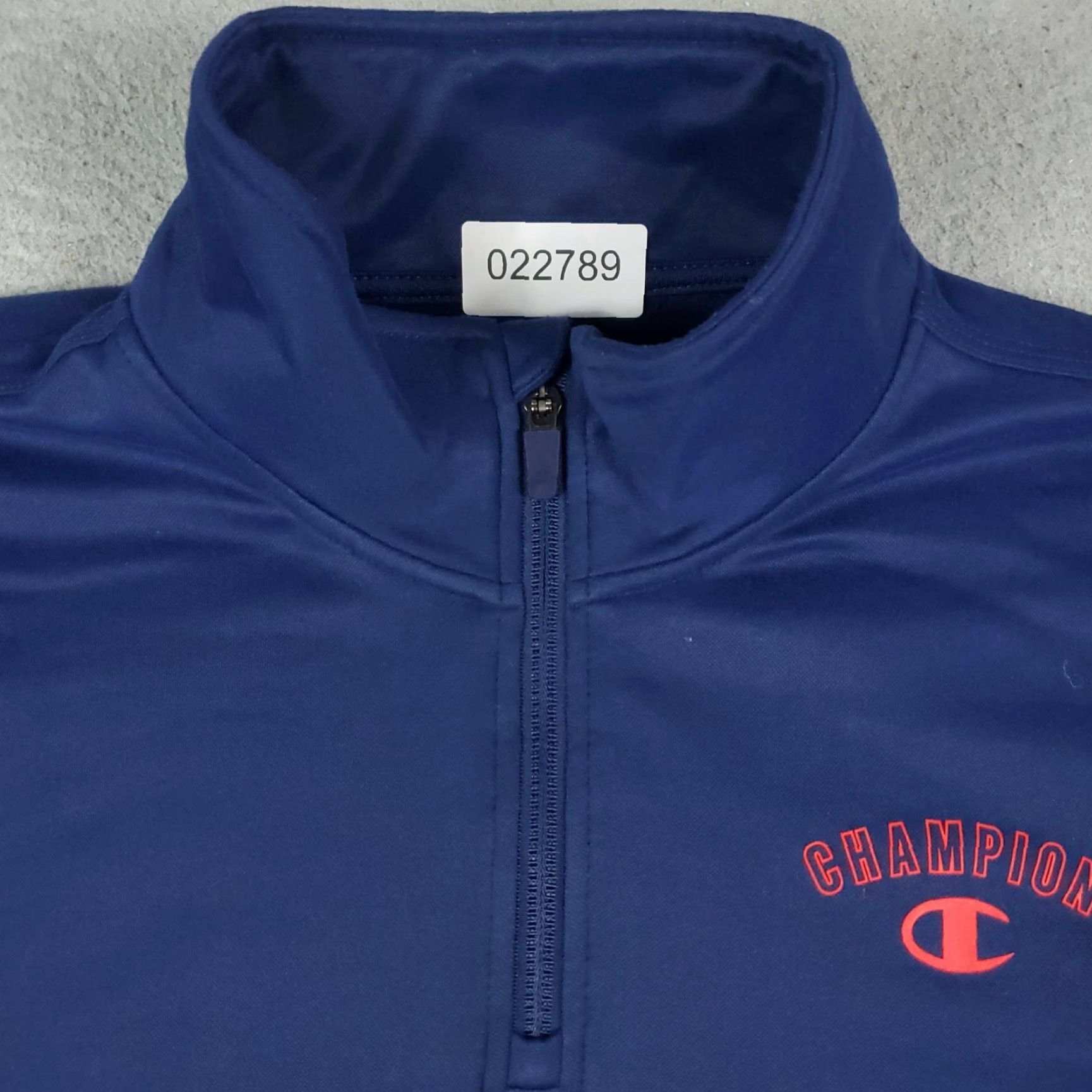 Champion Champion Sweatshirt Mens Large Blue Polyester 1/4 Zip Up Pullover Shirt Size US L / EU 52-54 / 3 - 3 Thumbnail