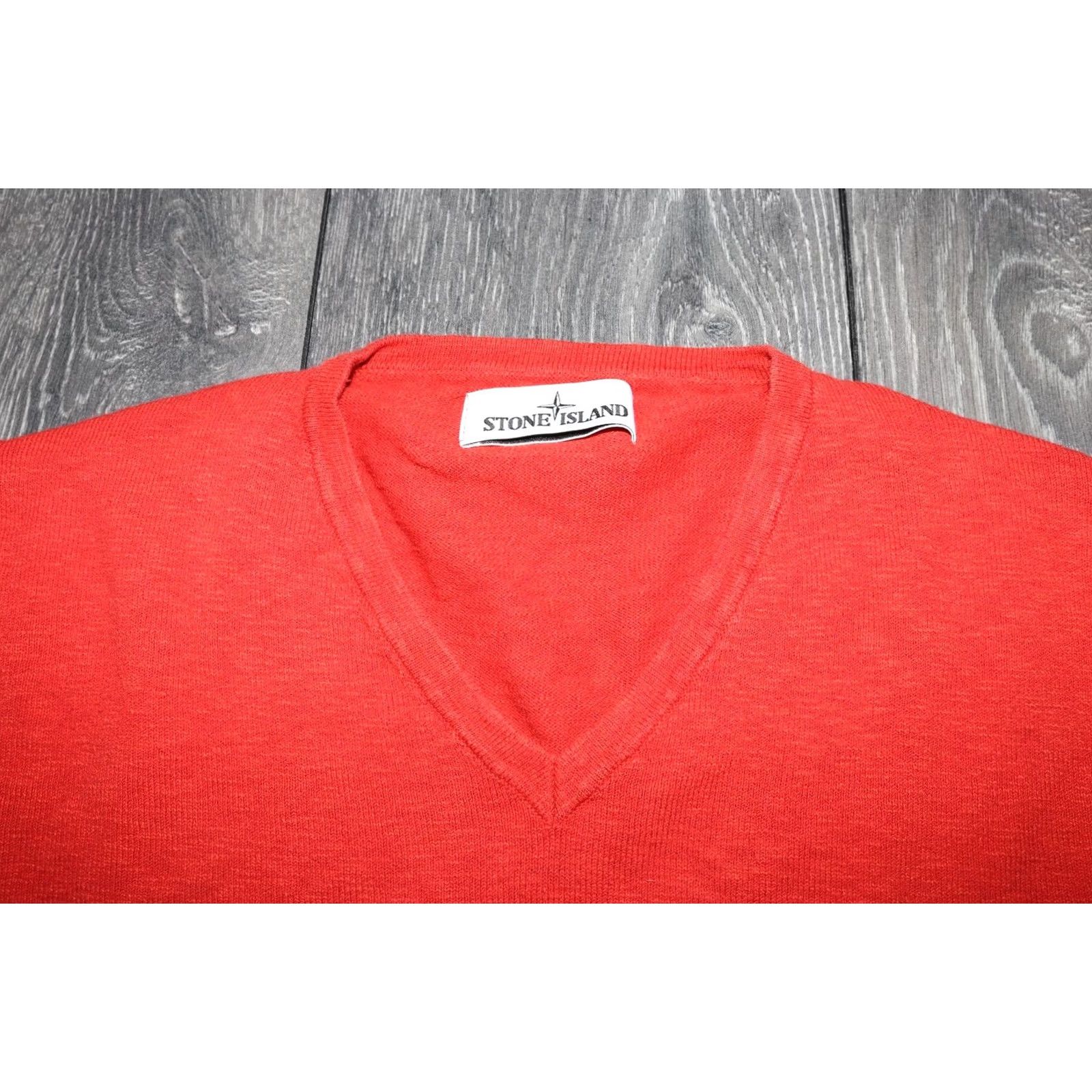 Stone Island STONE ISLAND V NECK SWEATER JUMPER SWEATSHIRT ORANGE MENS LARGE ORIGINAL Size US L / EU 52-54 / 3 - 2 Thumbnail