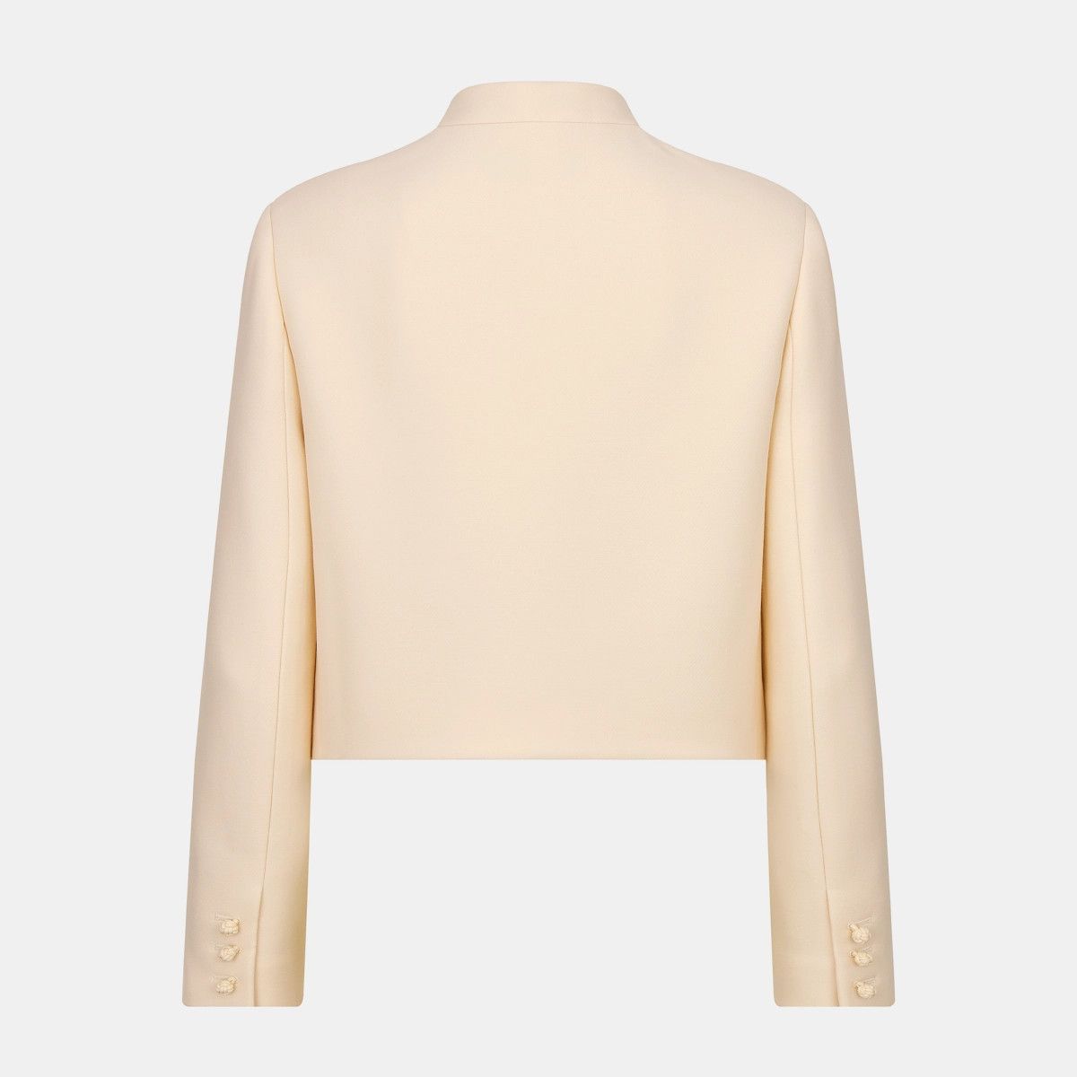 Dior o1bcso1str0225 Jacket with Brandenburg Closure in Ecru Size S / US 4 / IT 40 - 2 Thumbnail