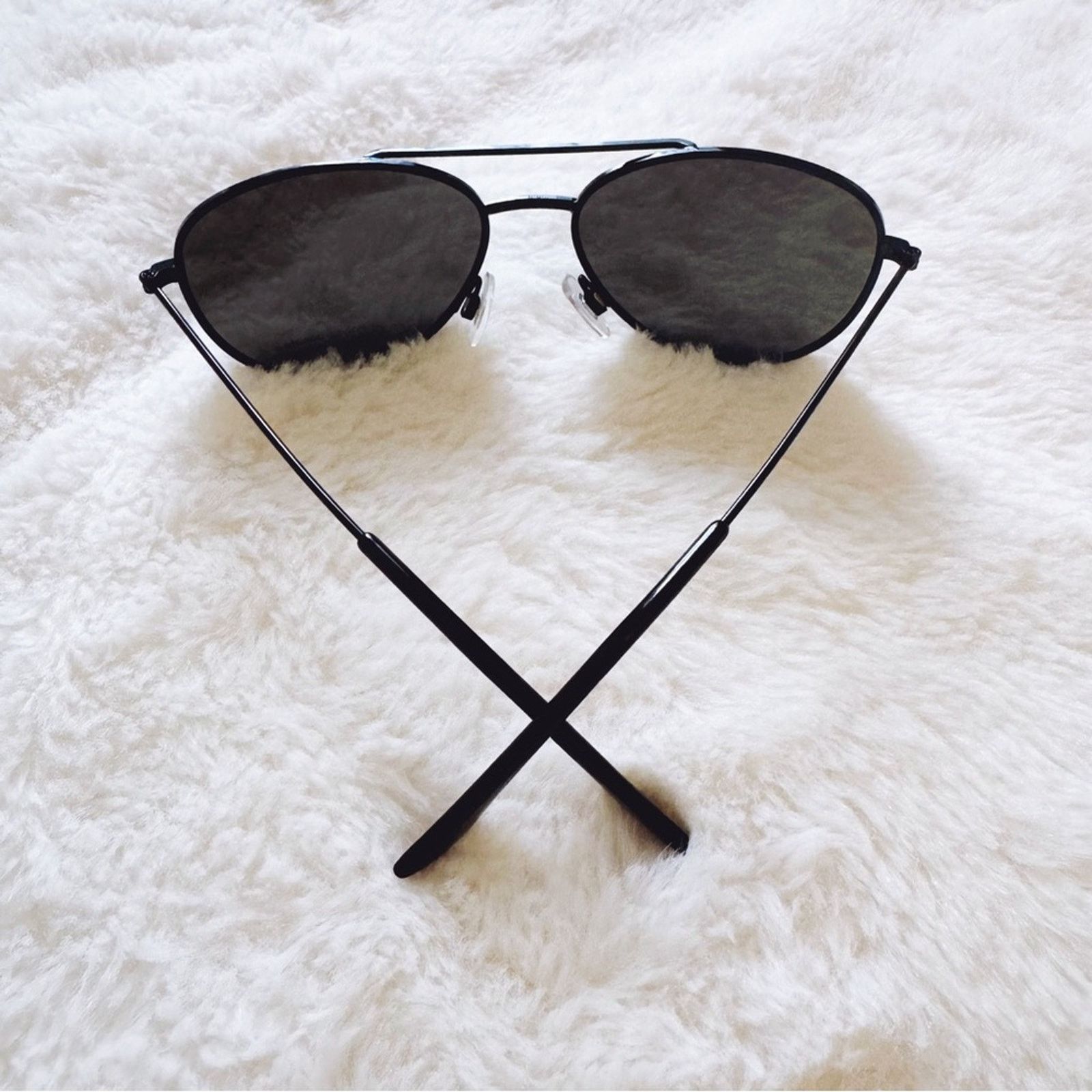 Other Tiana Black Minimalist Aviator Sunglasses Size ONE SIZE - 8 Thumbnail