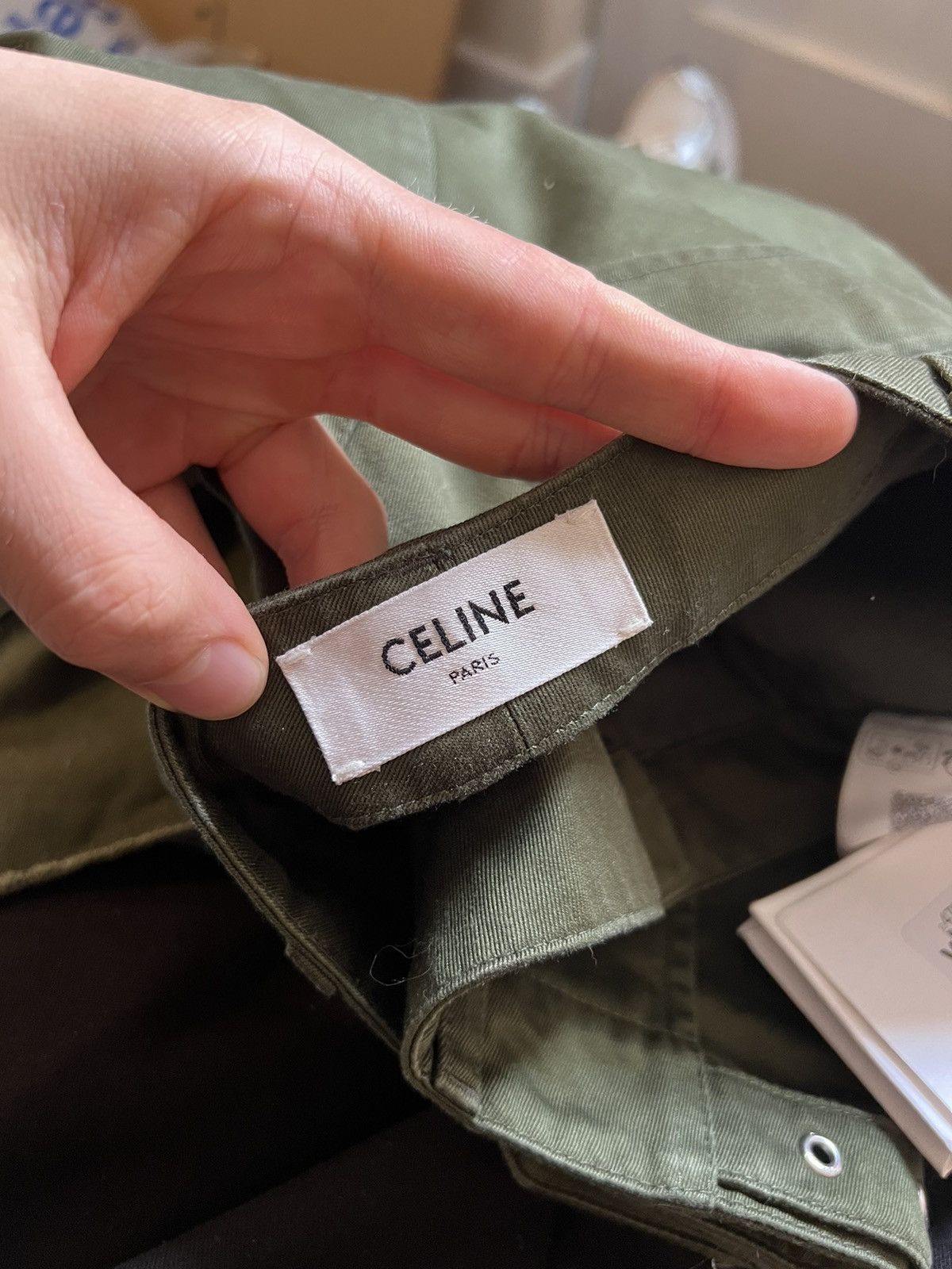 Celine 2Z383403E.31GR Shorts with Celine-Printed Straps Size US 36 / EU 52 - 10 Thumbnail