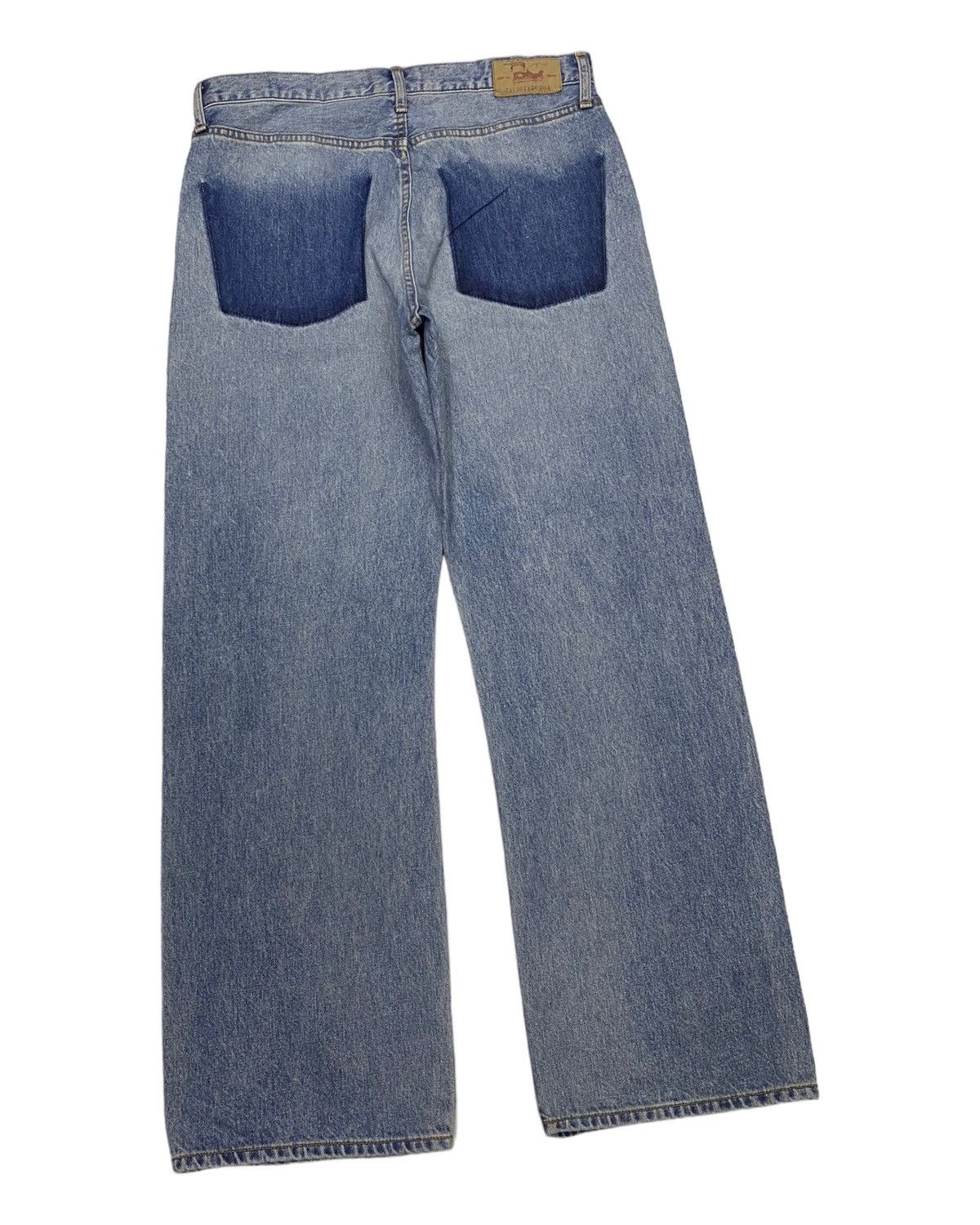 Hysteric Glamour × Undercover 🔥BAGGY JEANS SLANTED WAIST UNGRID JAPAN UNDERCOVER STYLE Size US 34 / EU 50 - 7 Thumbnail