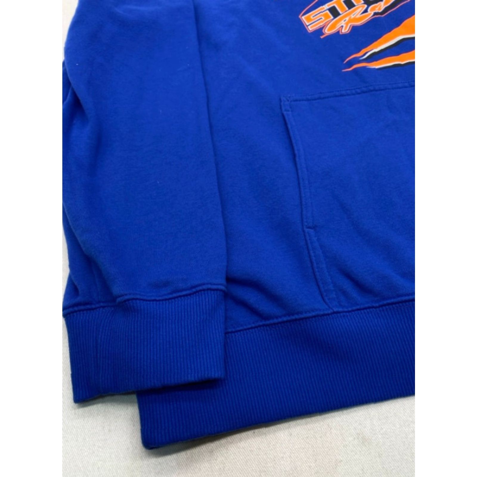 Carhartt Carhartt Hoodie Mens 2XL Loose Fit Sweatshirt Blue Crew Neck Pockets Racing 3797 TS5569 100% Authentic Big & Tall Pullover Cotton Polyester Fleece Size US XXL / EU 58 / 5 - 2 Thumbnail
