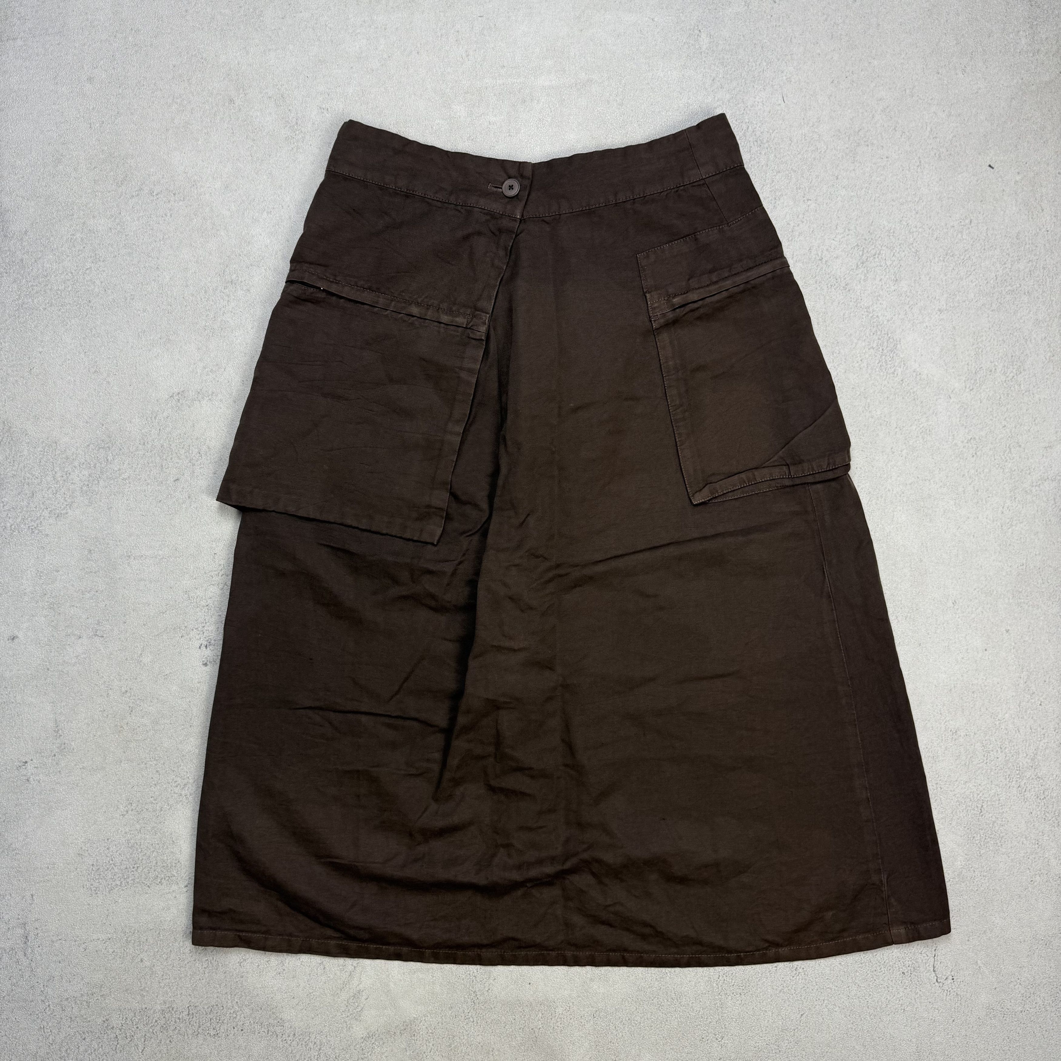 Issey Miyake Vintage Plantation Issey Miyake Cargo Utility Skirts Size 30" / US 8 / IT 44 - 1 Thumbnail