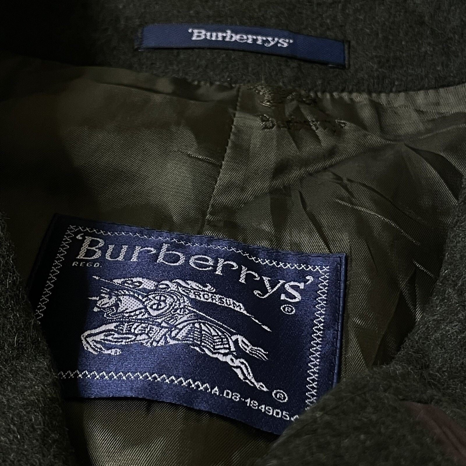 Burberry Burberry Trench Coat jacket ALPACA VIRGIN WOOL green olive Size US XL / EU 56 / 4 - 13 Thumbnail