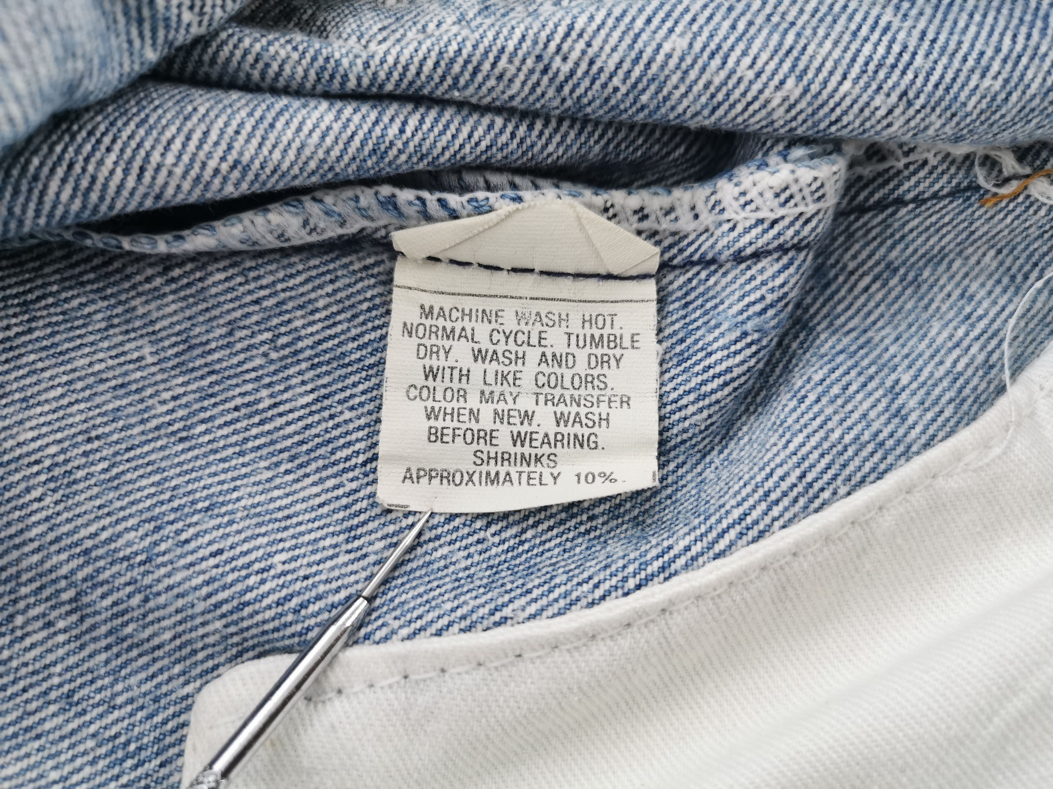 Levi's Vintage 90s Levis Lot 501 Denim Made In USA Size 37/42x34 Size US 37 - 9 Thumbnail