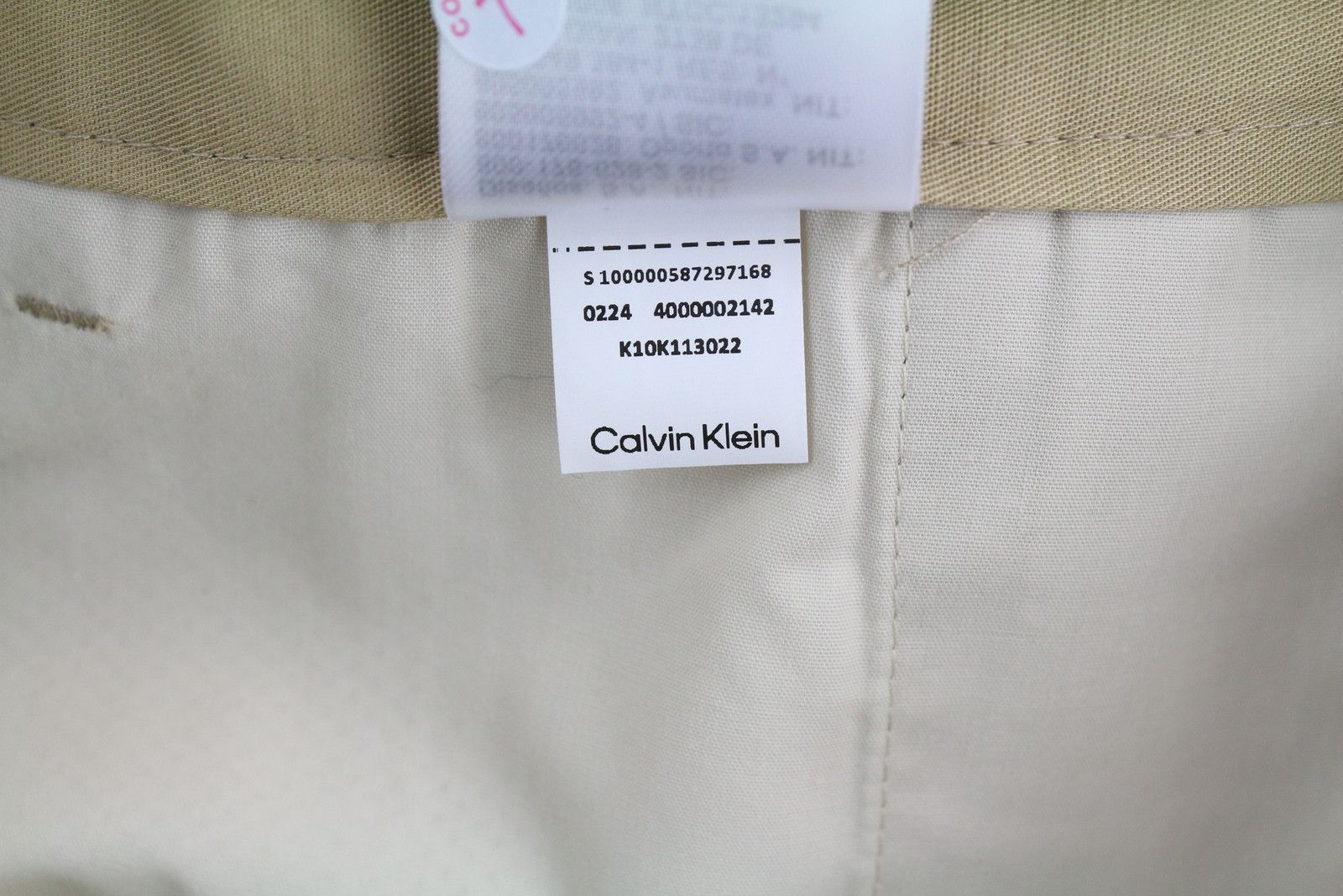 Calvin Klein DYED TENCEL TAPERED W31/L32 Brown Linen Trousers 85158 Size US 31 - 10 Thumbnail