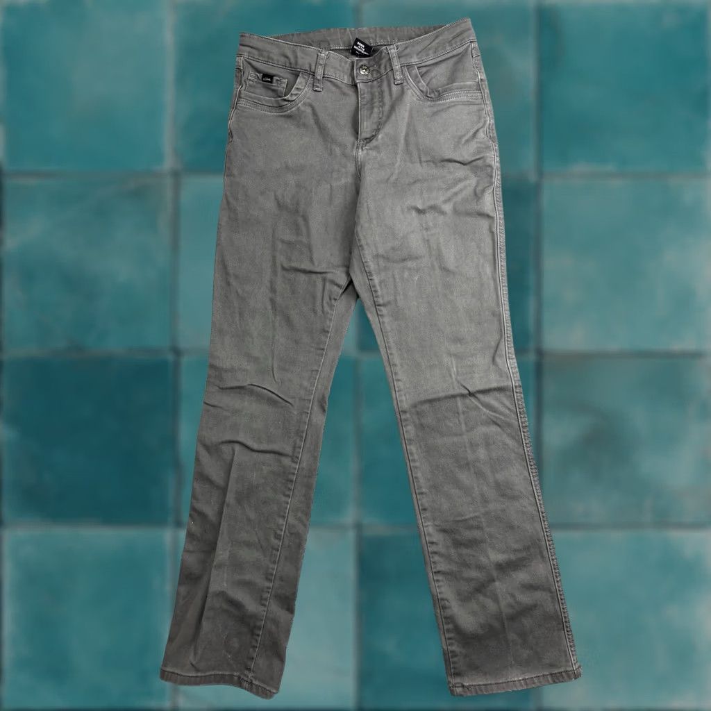 Vintage KÜHL Jeans Womens 8 Gray Straight Adjustable Waist Denim Casual Outdoor Shirt Pants? Size 30" / US 8 / IT 44 - 1 Thumbnail