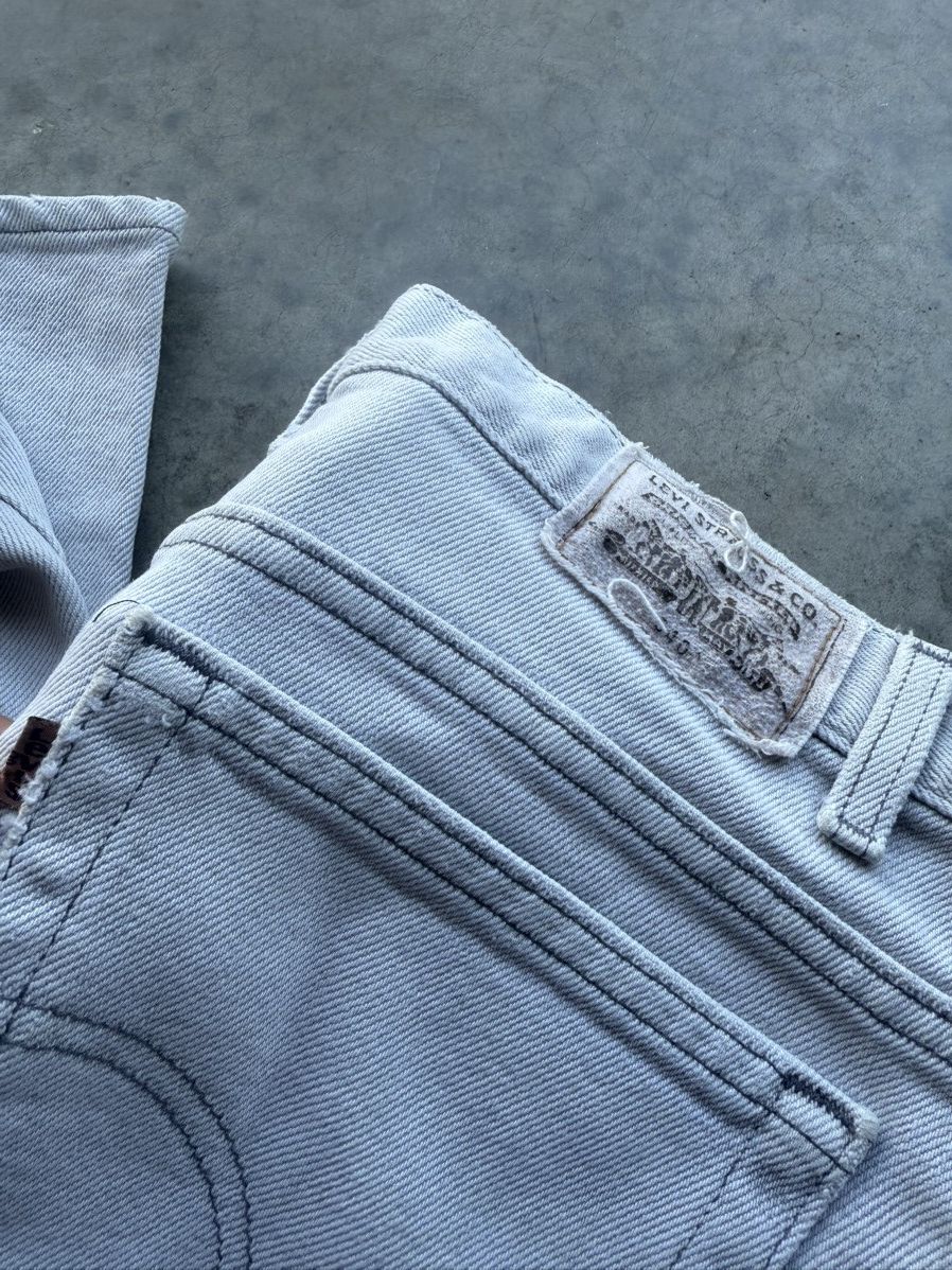 Levi's Vintage Levi’s 540 Grey Distressed Jeans Ripped Size US 35 - 6 Thumbnail