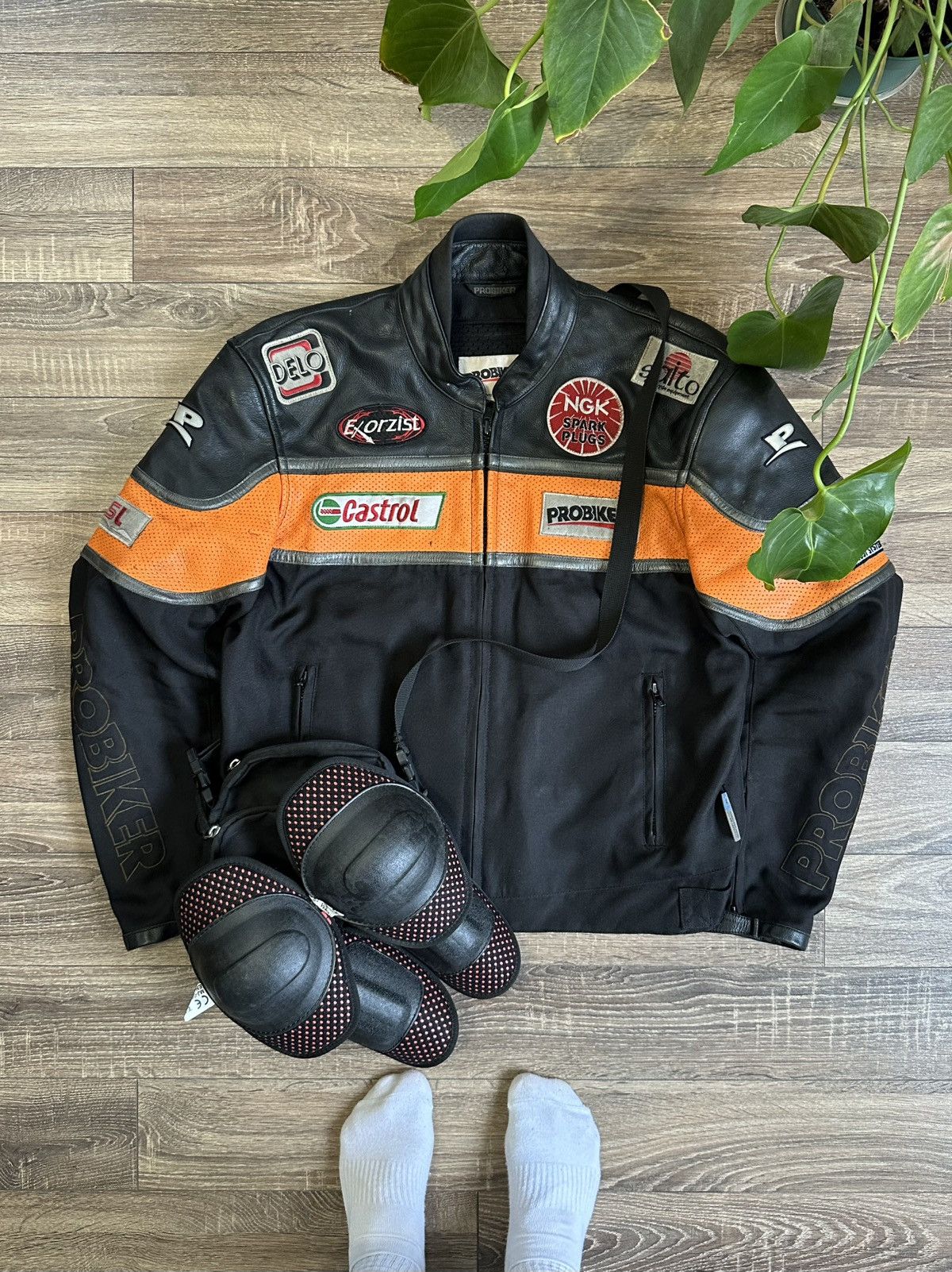 Dainese DAINESE TRACK TRICOLOUR LEATHER MOTORAD JACKET 1972 RARE