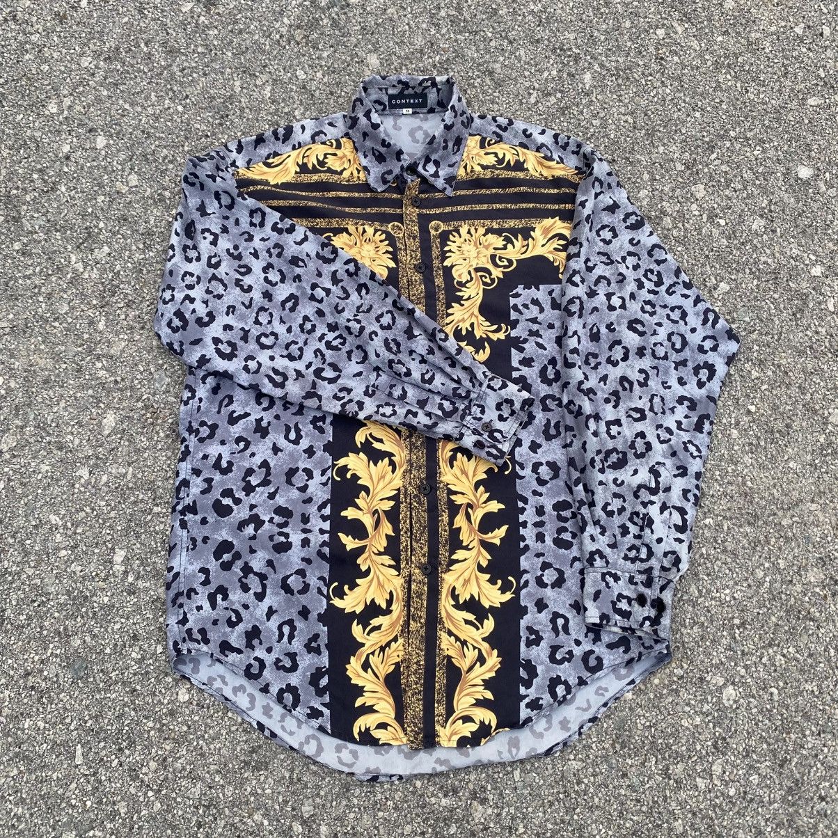 Vintage 🔥 Leopard Baroque 🔥 LGB VERSACE JPG Style Size US L / EU 52-54 / 3 - 3 Thumbnail