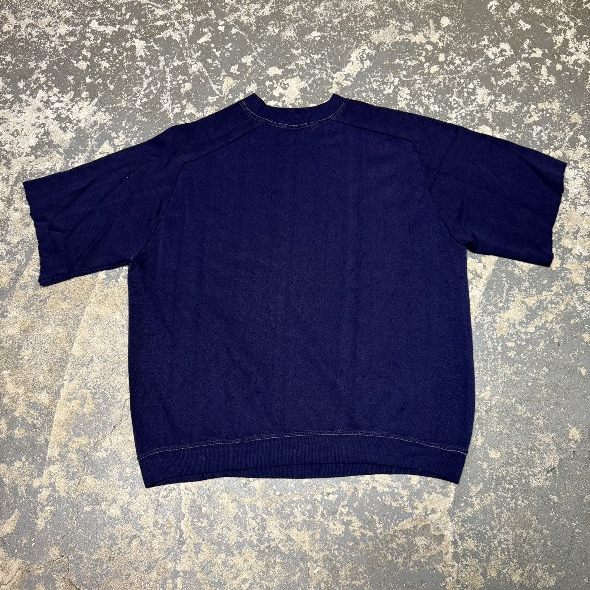 Vintage True Vintage SIU Navy Blue 70s Short Sleeve Crewneck Sweat Size US M / EU 48-50 / 2 - 9 Thumbnail