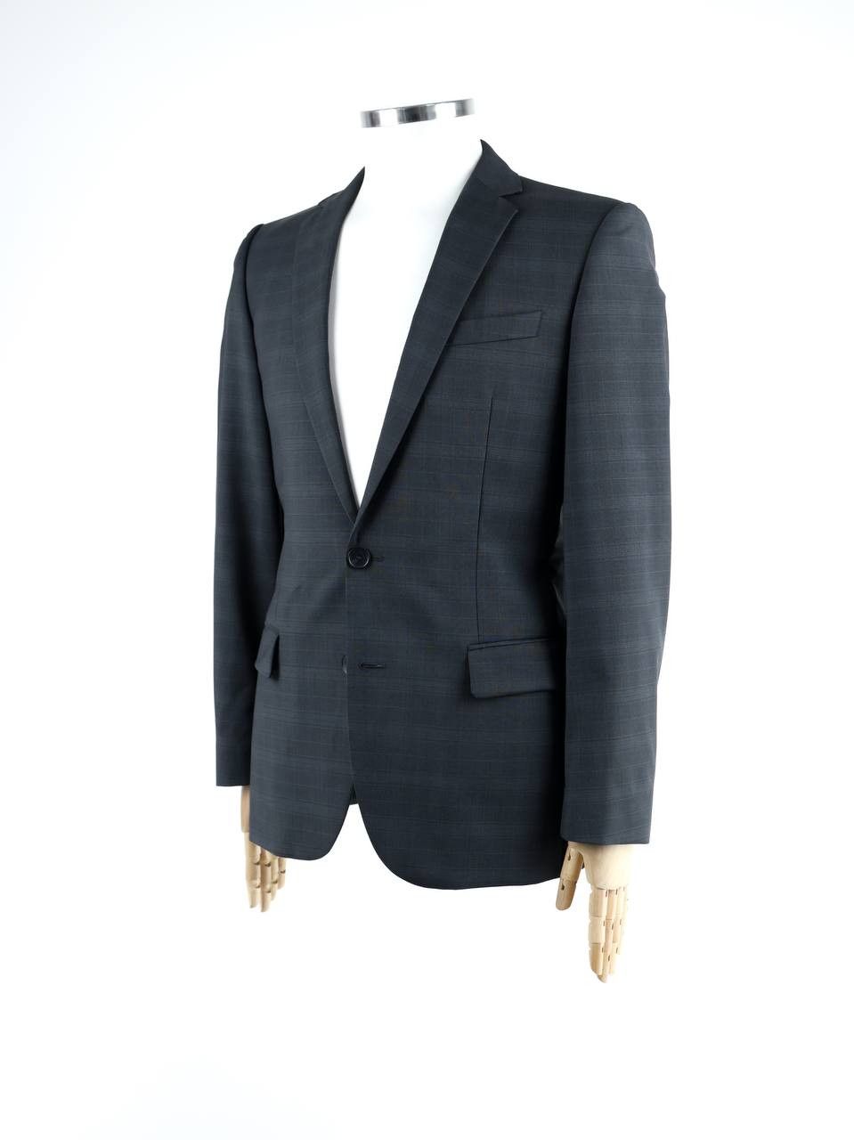 Hugo Boss HUGO BOSS Checked wool jacket blazer Size 46R - 3 Thumbnail