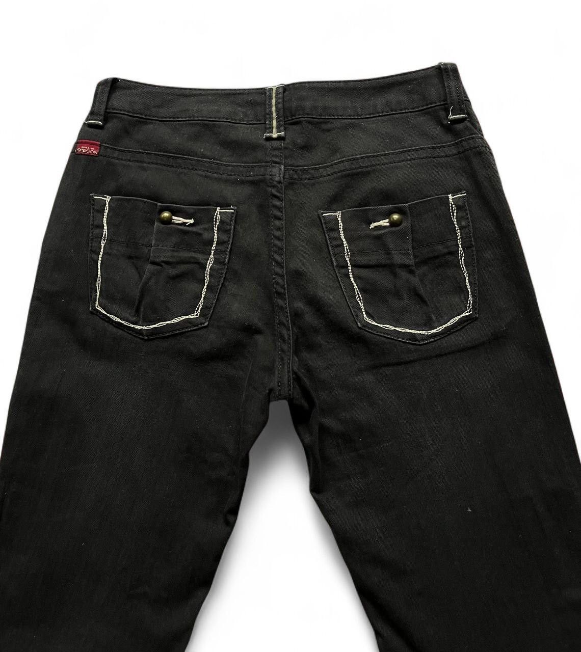 Tornado Mart Flare Jeans LaLa Sasson Embroided black slack jeans bootcut Size US 28 / EU 44 - 8 Thumbnail