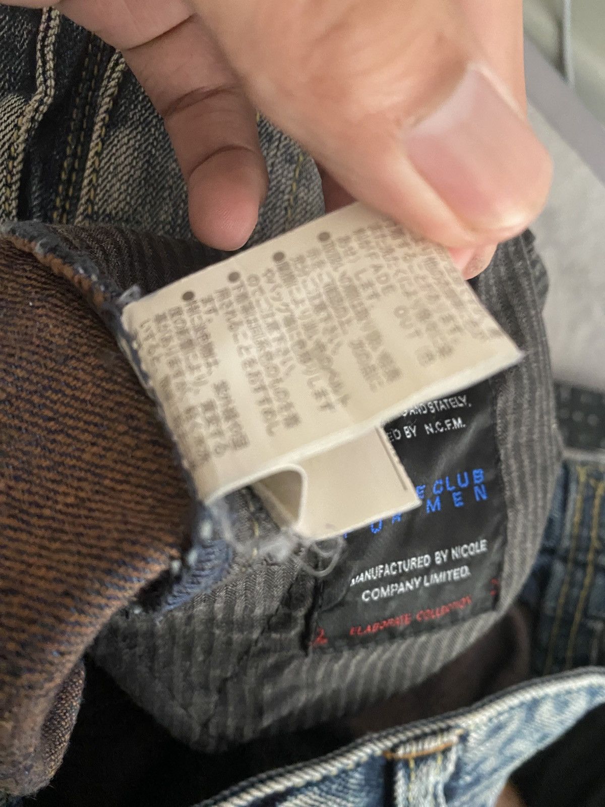Nicole Club × Vintage NICOLE CLUB FOR MEN Japanese Pocket Utility Cargo Jeans Size US 30 / EU 46 - 17 Thumbnail