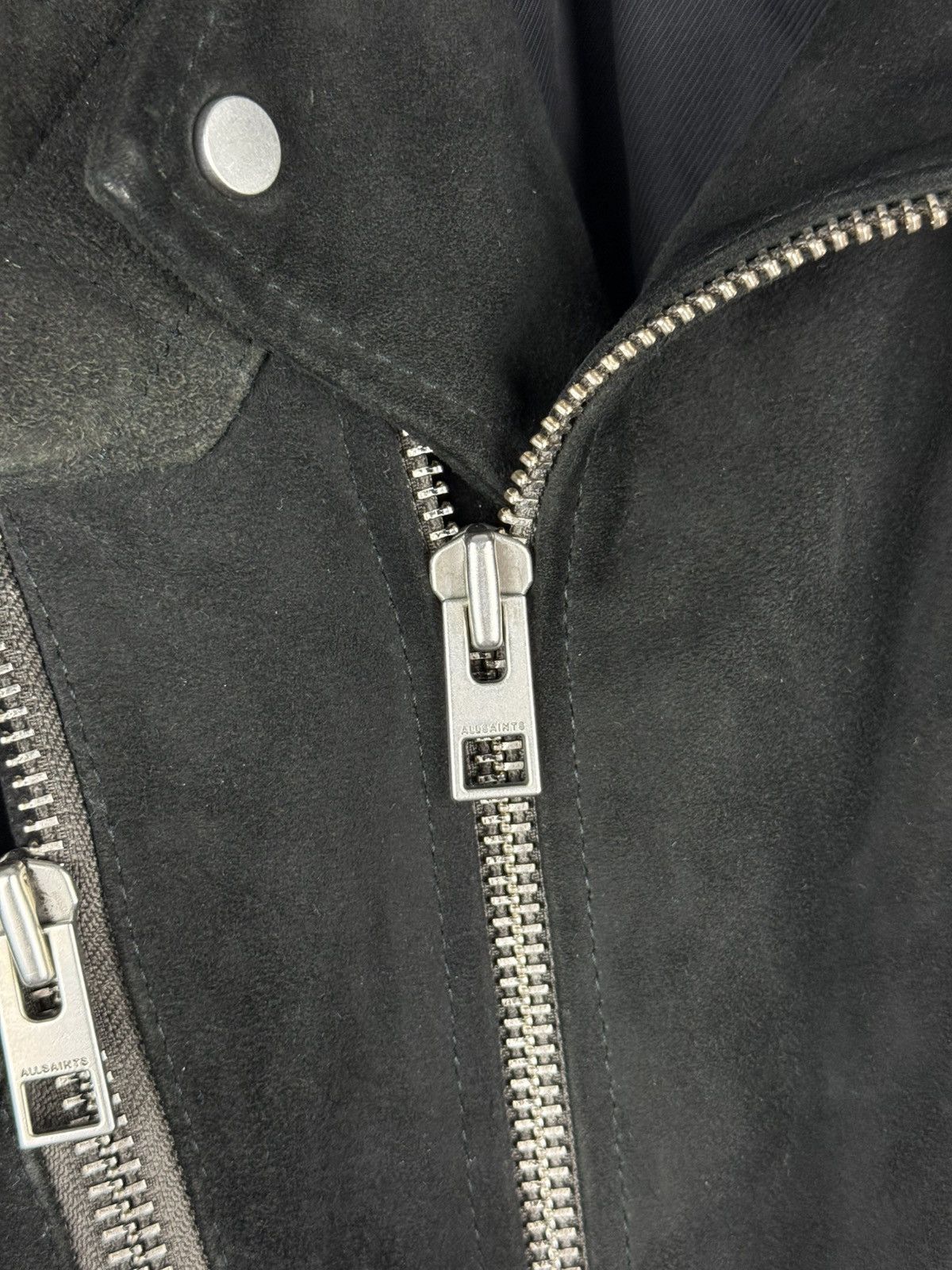 Allsaints Allsaints Imagara Suede Biker Men’s Leather Jacket Size XS Size US XS / EU 42 / 0 - 10 Thumbnail