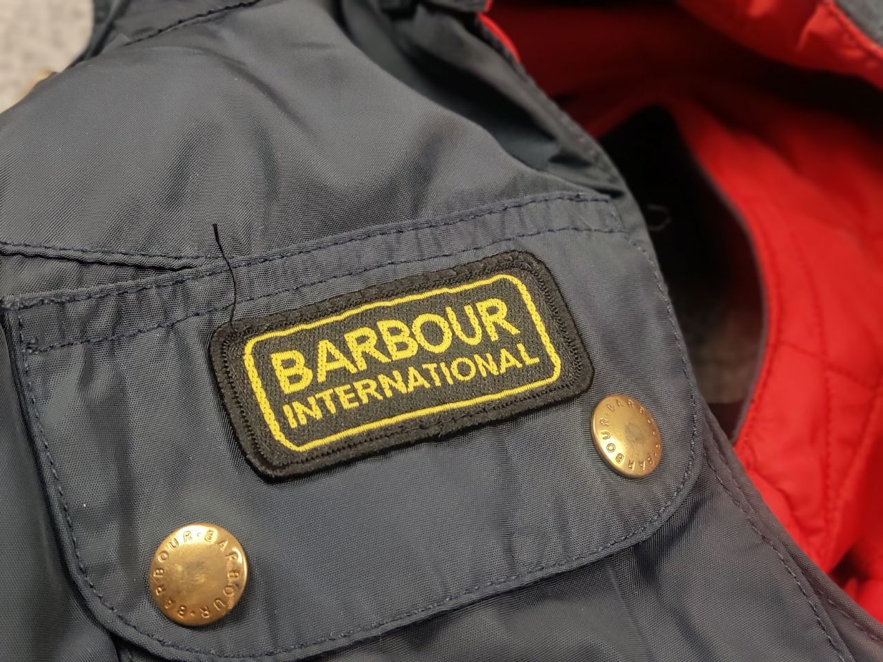 Barbour Barbour International Gold Navy Rainbow Vest Jacket Size M / US 6-8 / IT 42-44 - 10 Thumbnail