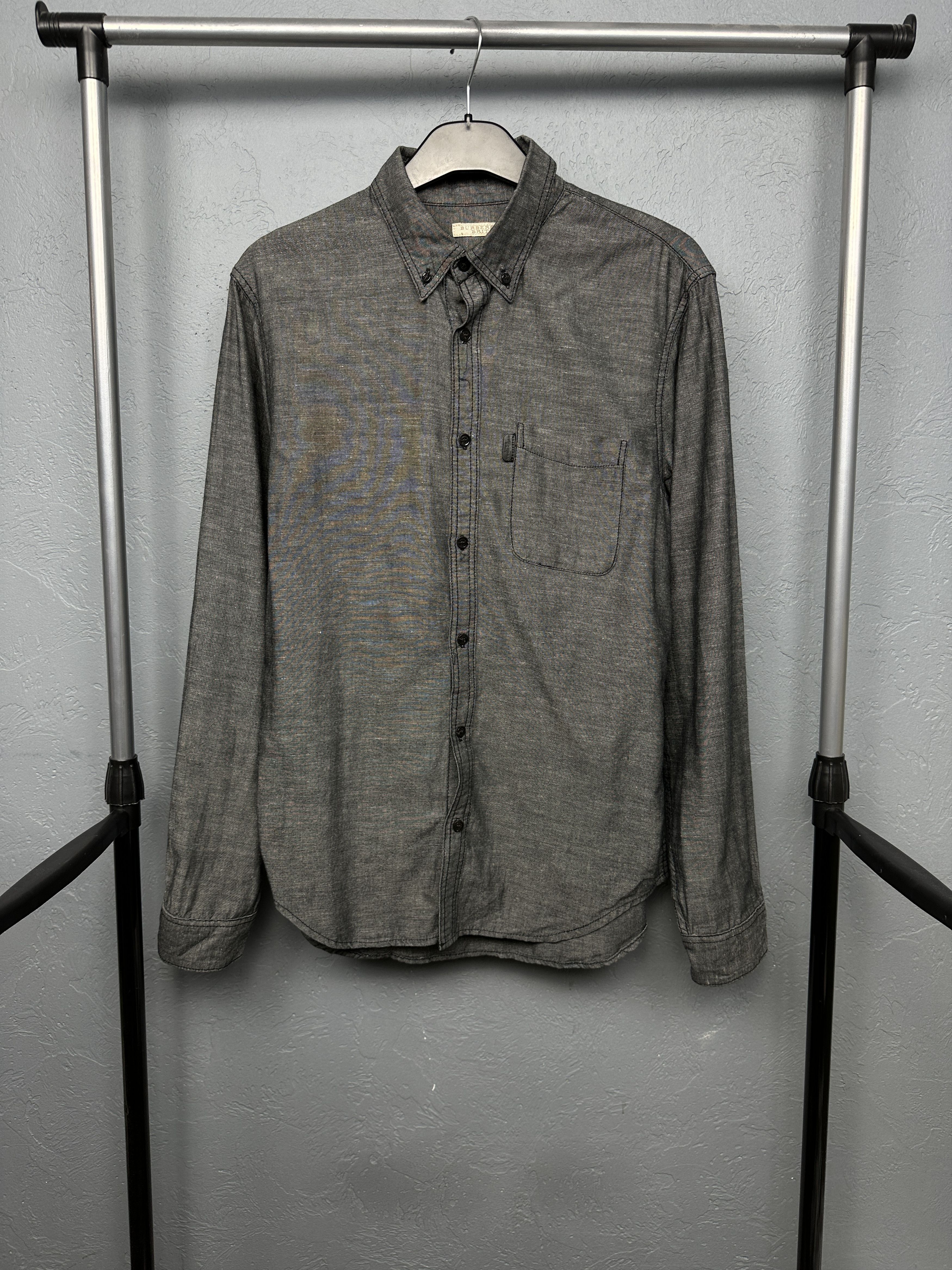 Burberry Burberry Brit Mens Long Sleeve Shirt Size US M / EU 48-50 / 2 - 1 Thumbnail