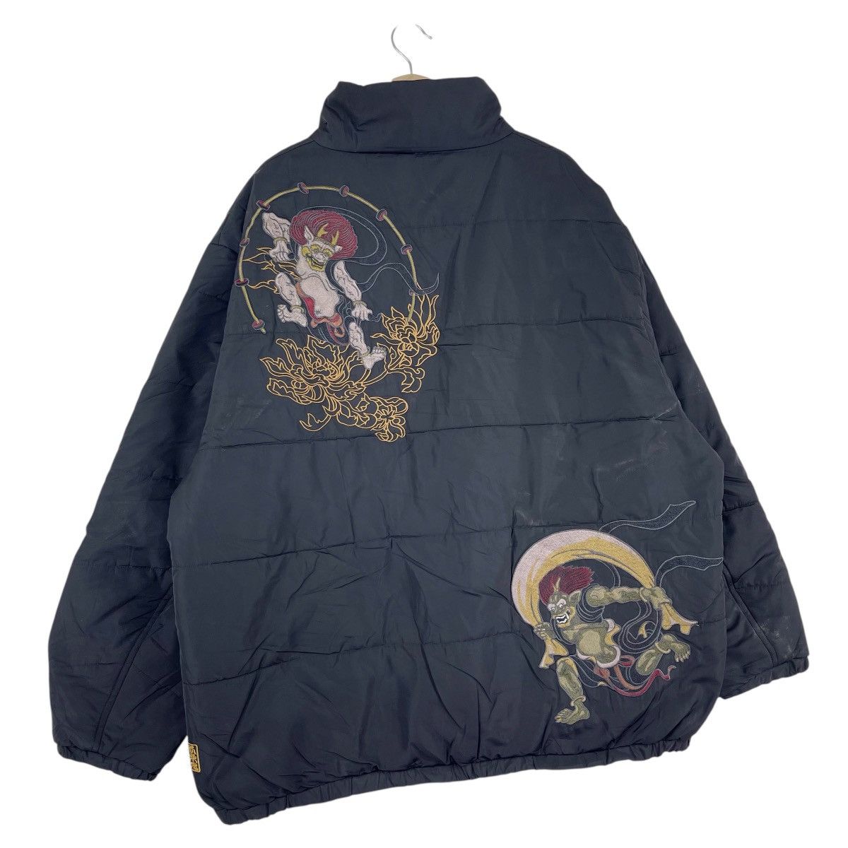 Edition Japan × Vintage Karakuri Fujin Raijin Puffer Jacket Size US XXL / EU 58 / 5 - 3 Thumbnail