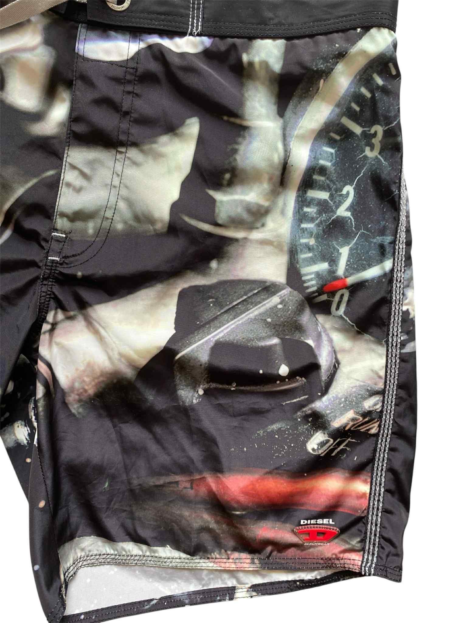 Diesel Diesel Engine Swimwear Abstract Gasoline Size M Size US 31 - 4 Thumbnail