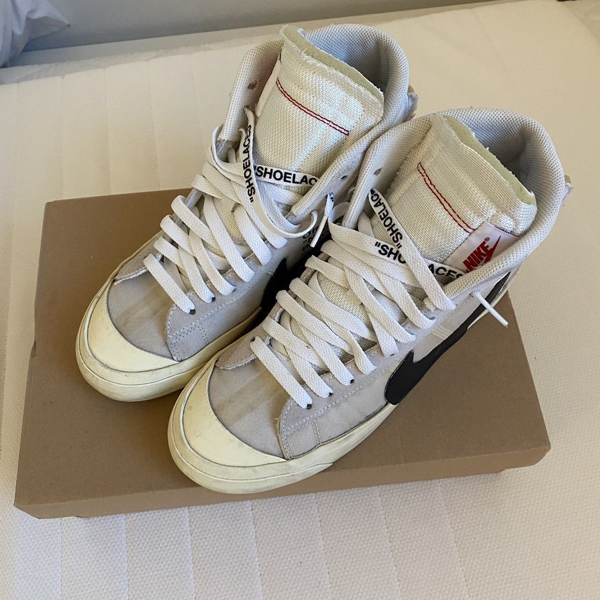 Nike × Off-White Off-White Nike Blazer Mid Size US 8 / EU 41 - 3 Thumbnail