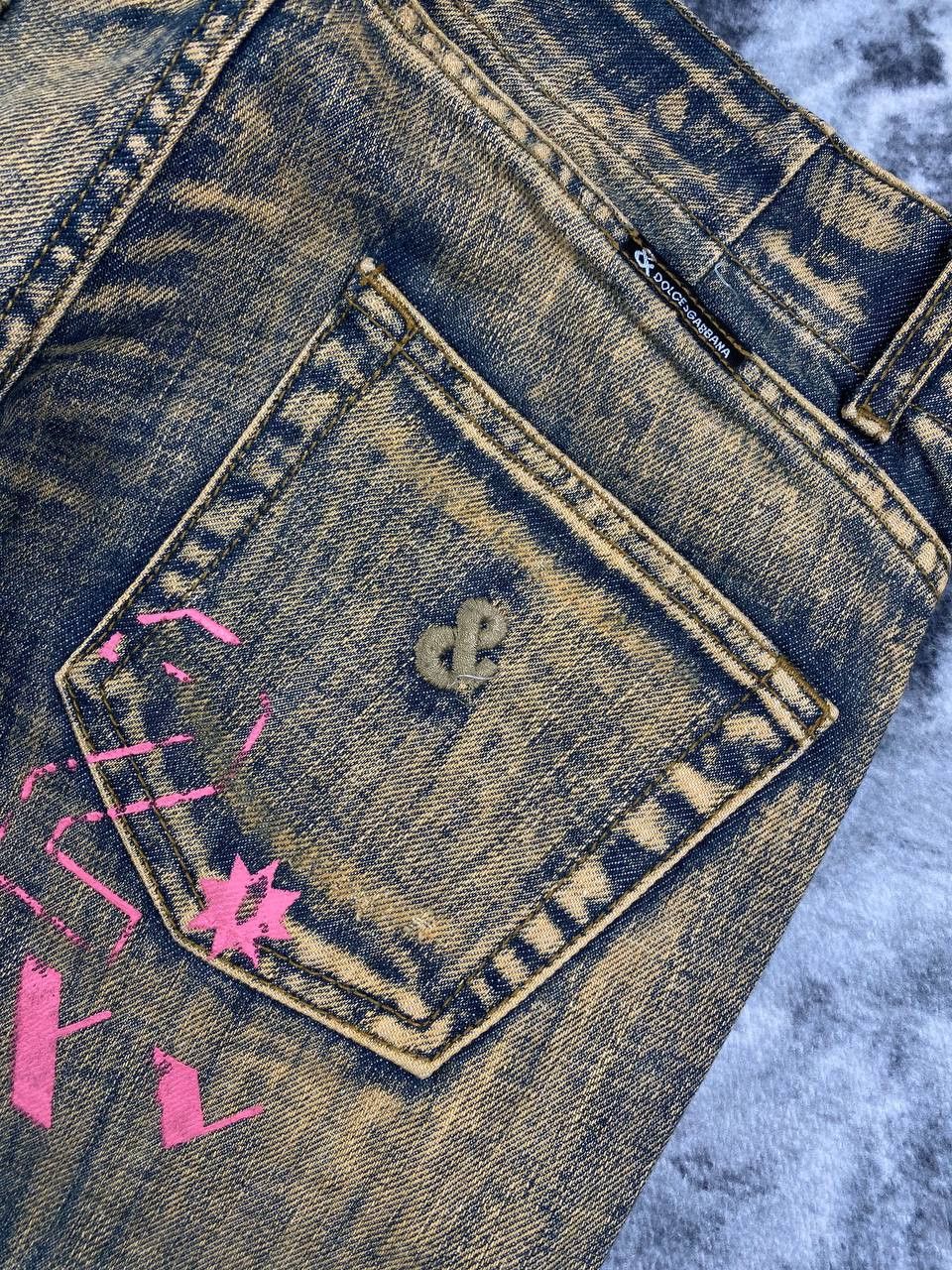 Dolce & Gabbana Vintage Dolce & Gabbana Big Logo Flared Jeans Denim Size 27" / US 4 / IT 40 - 4 Thumbnail