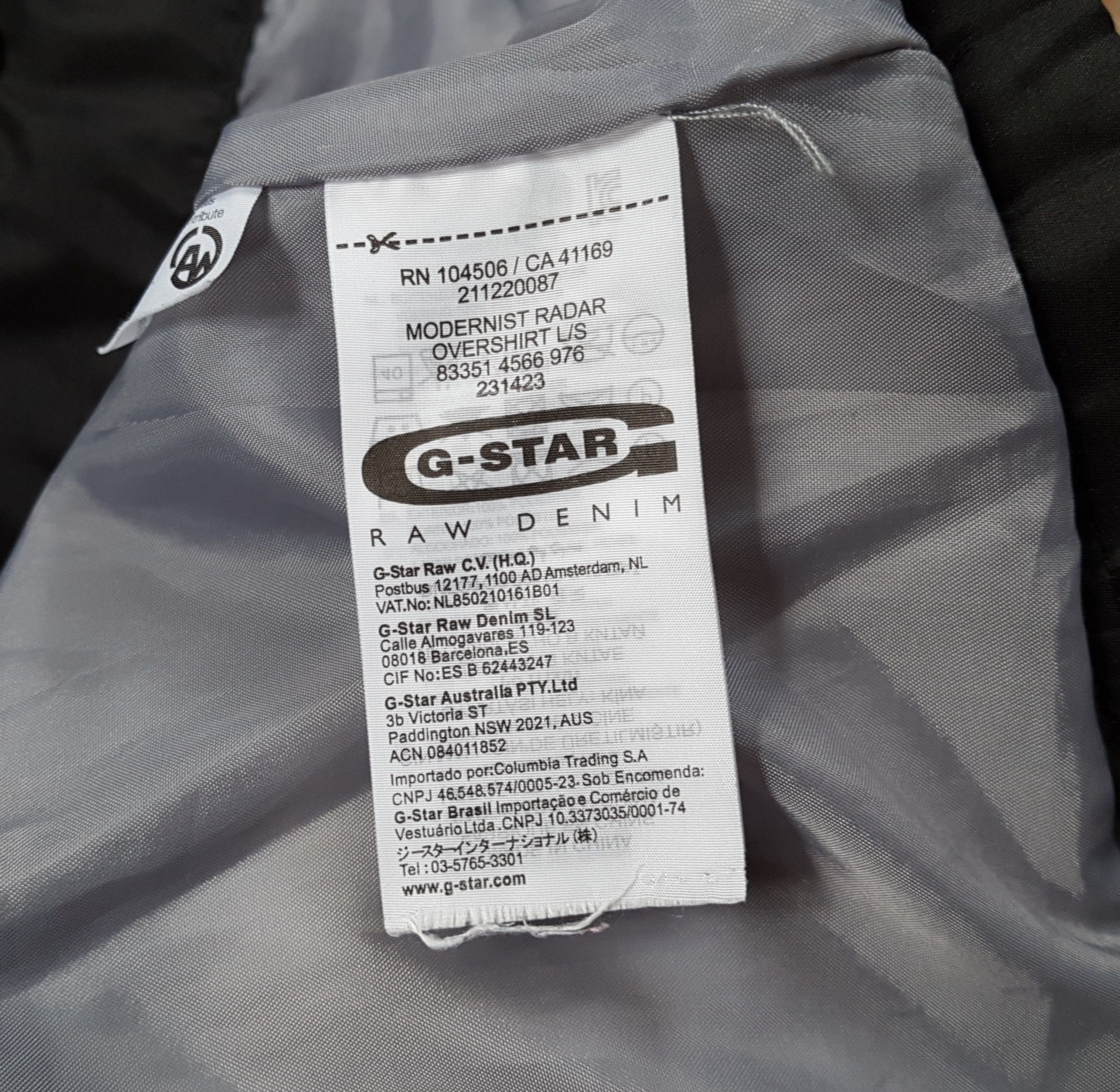 G-Star G-Star Raw Modernist Radar Overshirt Jacket Size US M / EU 48-50 / 2 - 9 Thumbnail