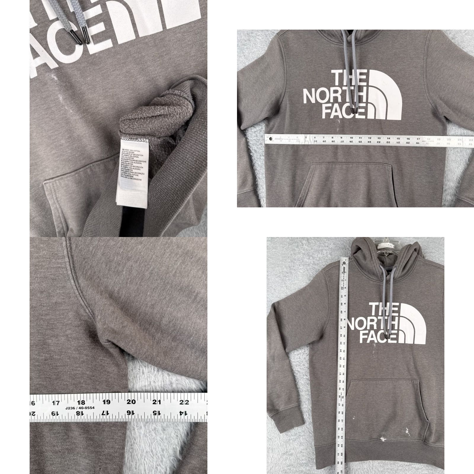 The North Face The North Face Mens Hoodie Pullover Crew Neck Gray Polyester Pocket S Regular Fit Vintage: No (adjusted within rules) Size US S / EU 44-46 / 1 - 8 Thumbnail