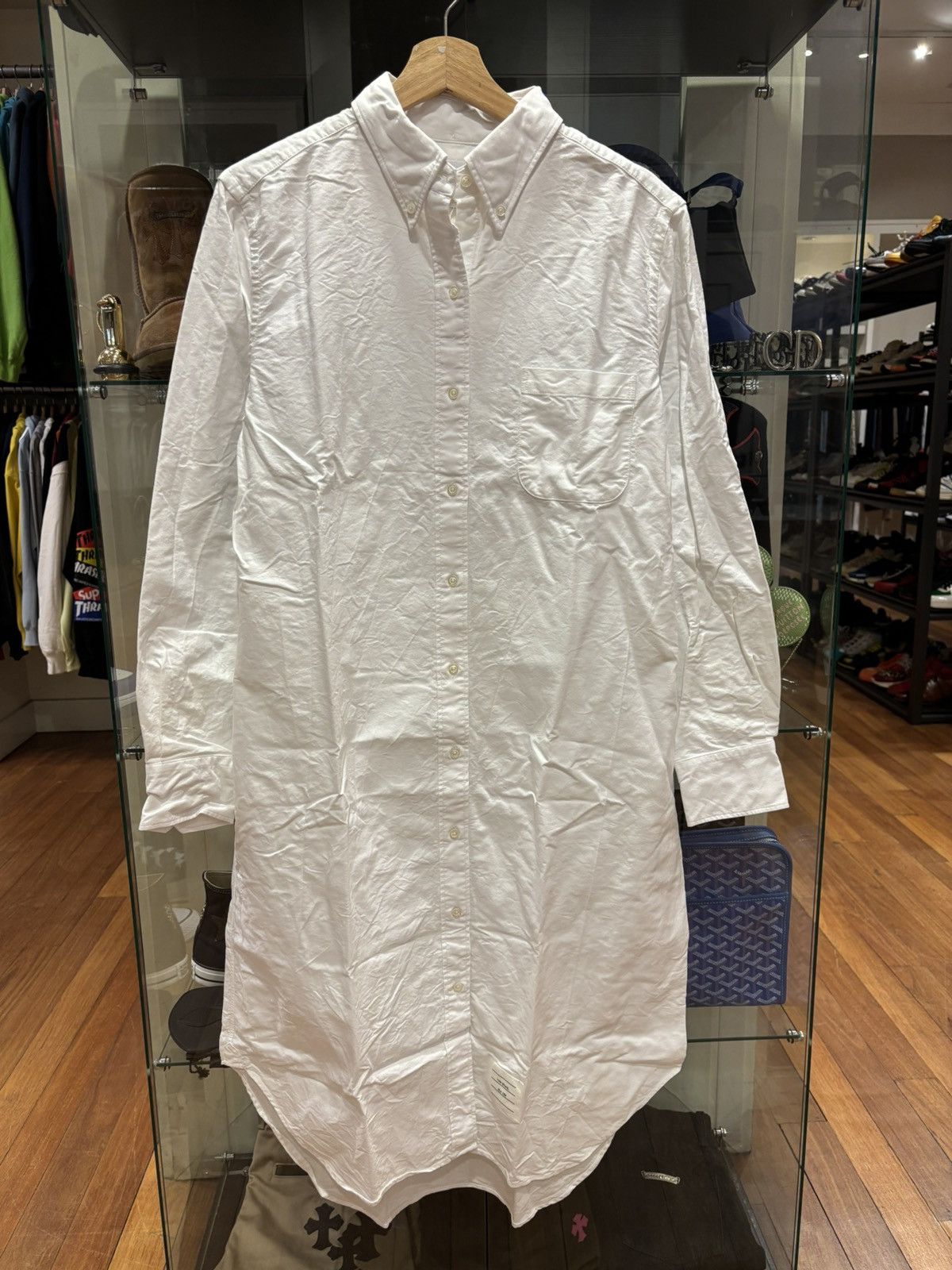 Thom Browne Thom Browne Button Down Knee Length Shirt Size US M / EU 48-50 / 2 - 1 Thumbnail