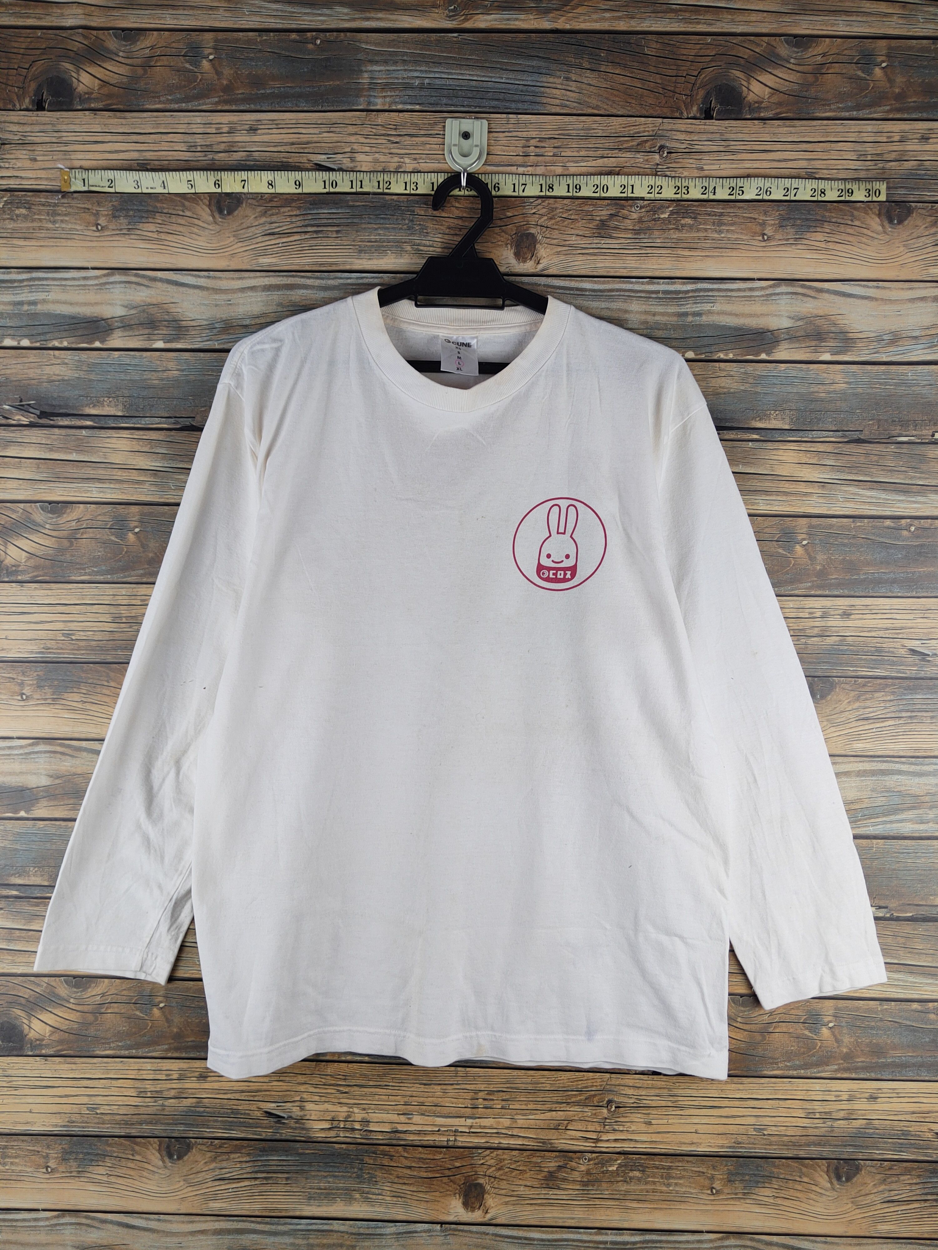 Japanese Brand Cune japan White Long Sleeve T-shirts #S2881 Size US L / EU 52-54 / 3 - 1 Thumbnail
