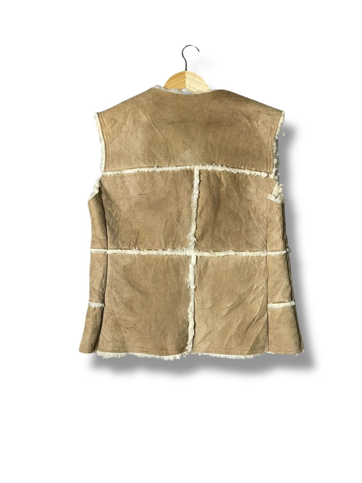 Vintage Sheepskin Coat Homestead Vests (59) Size US XXS / EU 40 - 6 Thumbnail