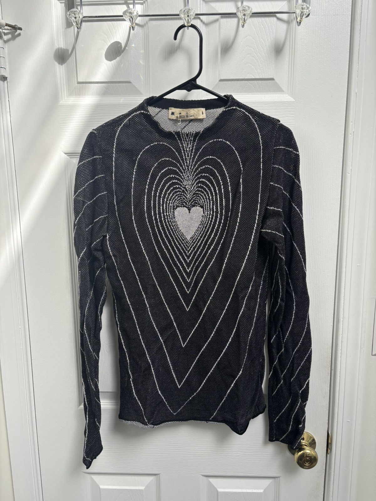 Marni Marni Heart Knit Sweater Size US M / EU 48-50 / 2 - 1 Thumbnail