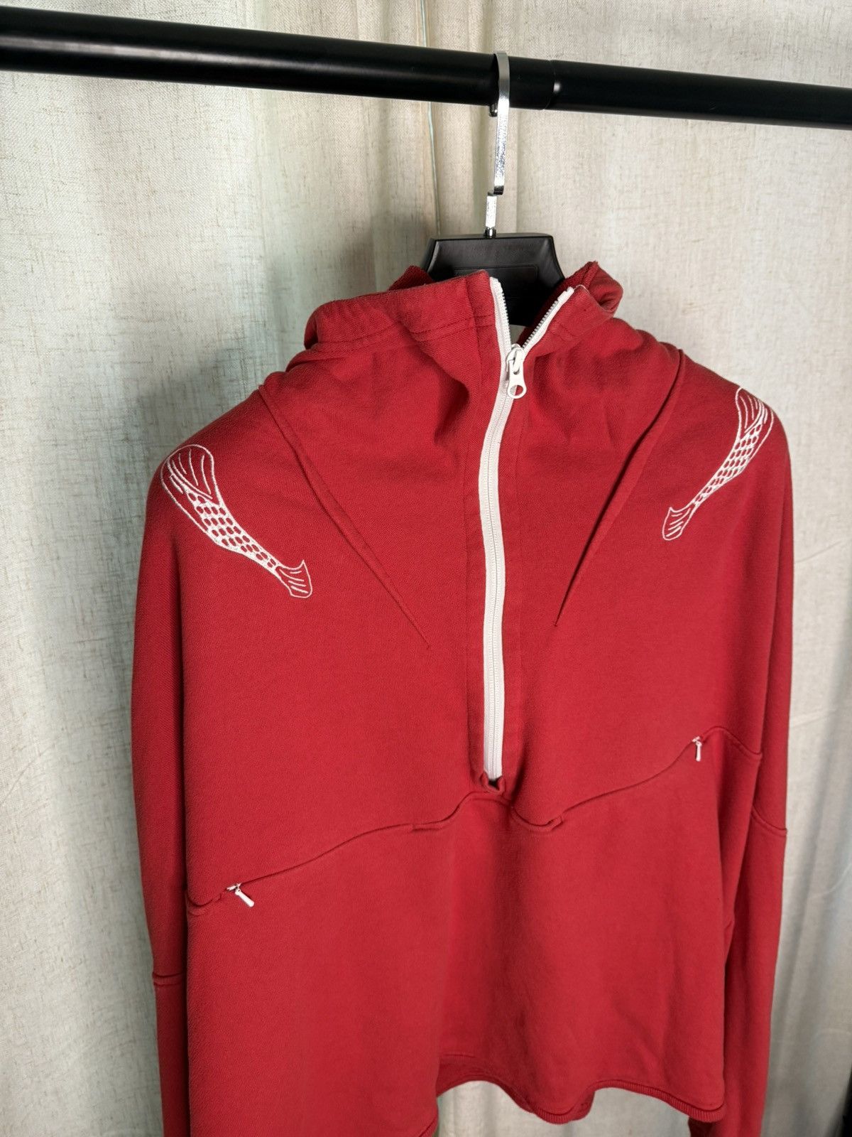Kiko Kostadinov Kiko Kostadinov Red Bindra Hoodie Size US XL / EU 56 / 4 - 2 Thumbnail