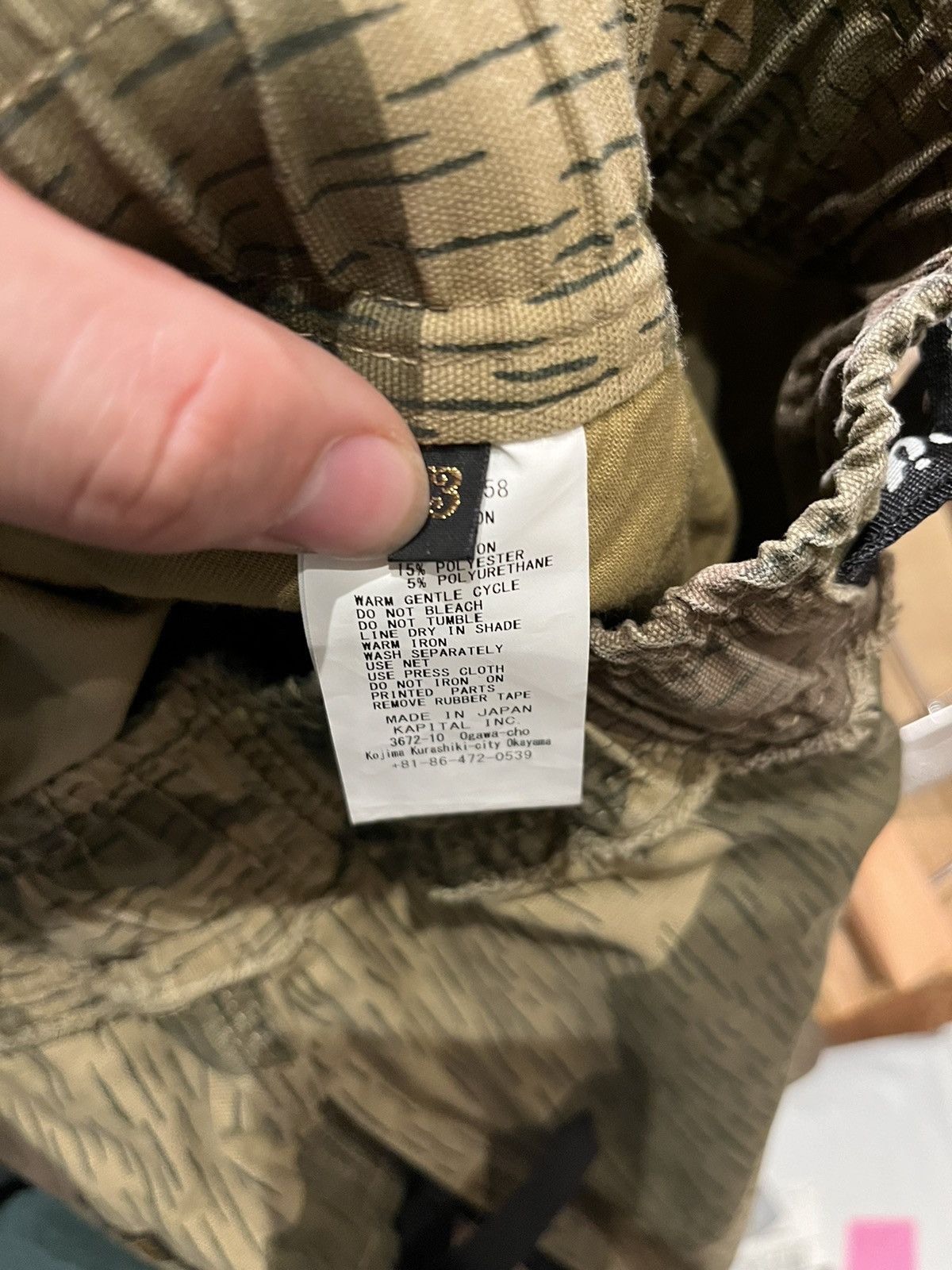 Kapital × Kapital Kountry BELOW RETAIL!! KAPITAL OX RAIN CAMO EAST REMAIN MAN PANTS Size US 32 / EU 48 - 4 Thumbnail