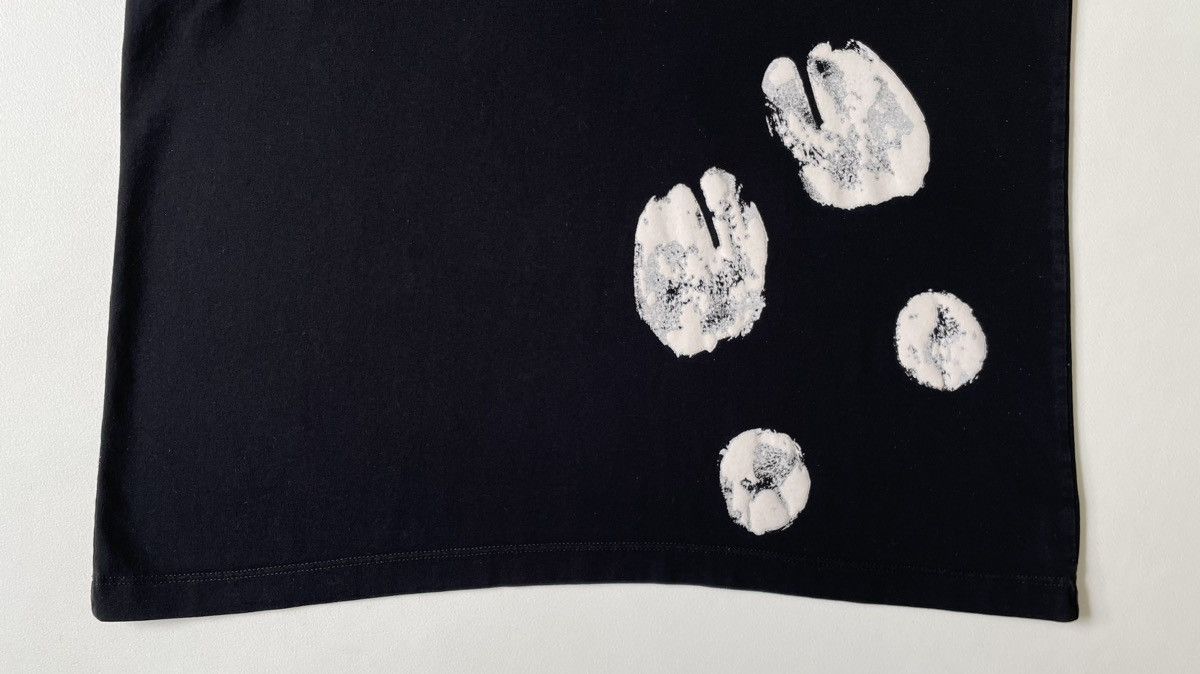 Maison Margiela A/W 19 ‘Tabi Foot Print’ Black T Shirt Size S / US 4 / IT 40 - 8 Thumbnail