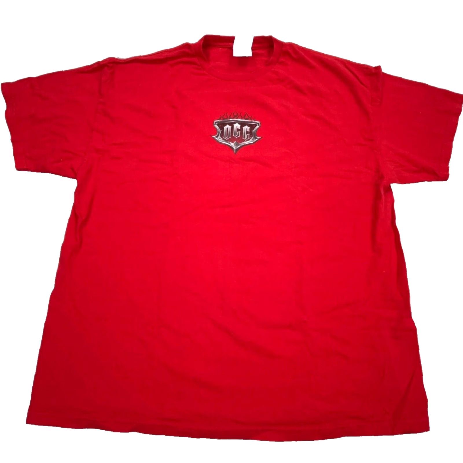 Vintage VINTAGE Orange County Choppers Shirt Men 2XL Red OCC Biker Y2K 2000s Fire Flames Shirt Mens Red Pocket? Size US XXL / EU 58 / 5 - 3 Thumbnail