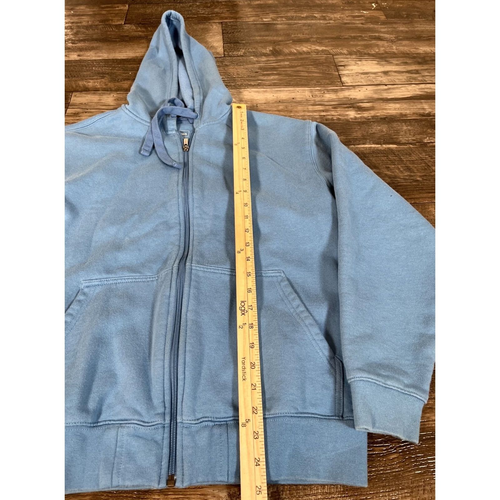 Vintage LL Bean Fleece Hoodie Mens Medium Blue Jacket Hooded Full Zip Pockets Logo Zipper Regular Fit Knit Sweater Jacket Vintage No Size US M / EU 48-50 / 2 - 2 Thumbnail